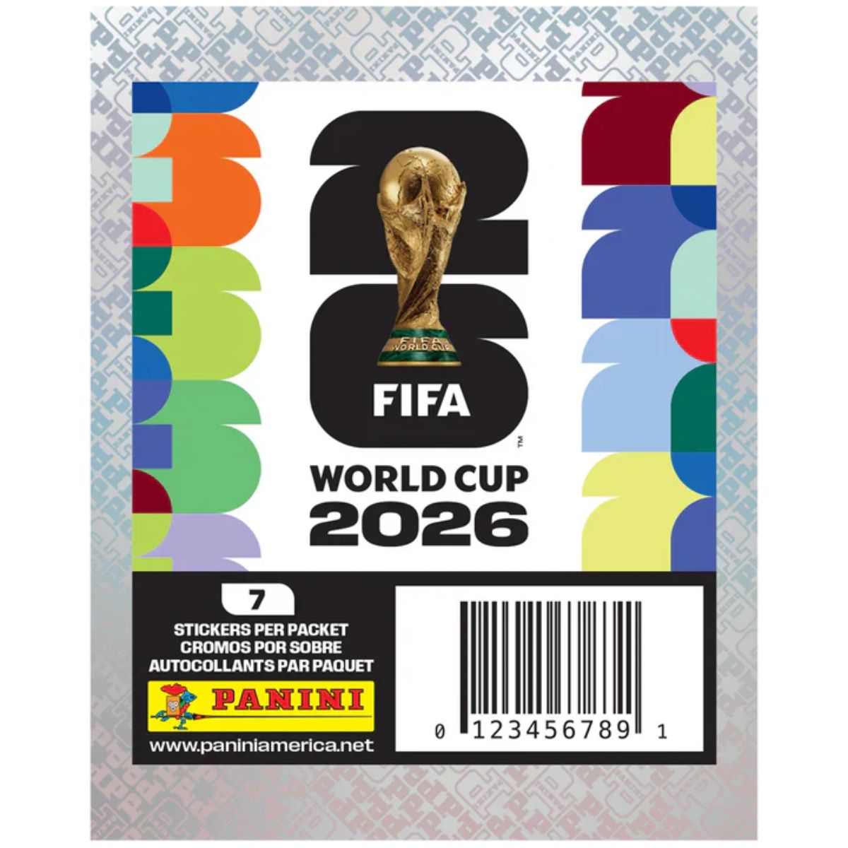 FIFA World Cup Panini 2026 Soccer Sticker Pack 7 Stickers