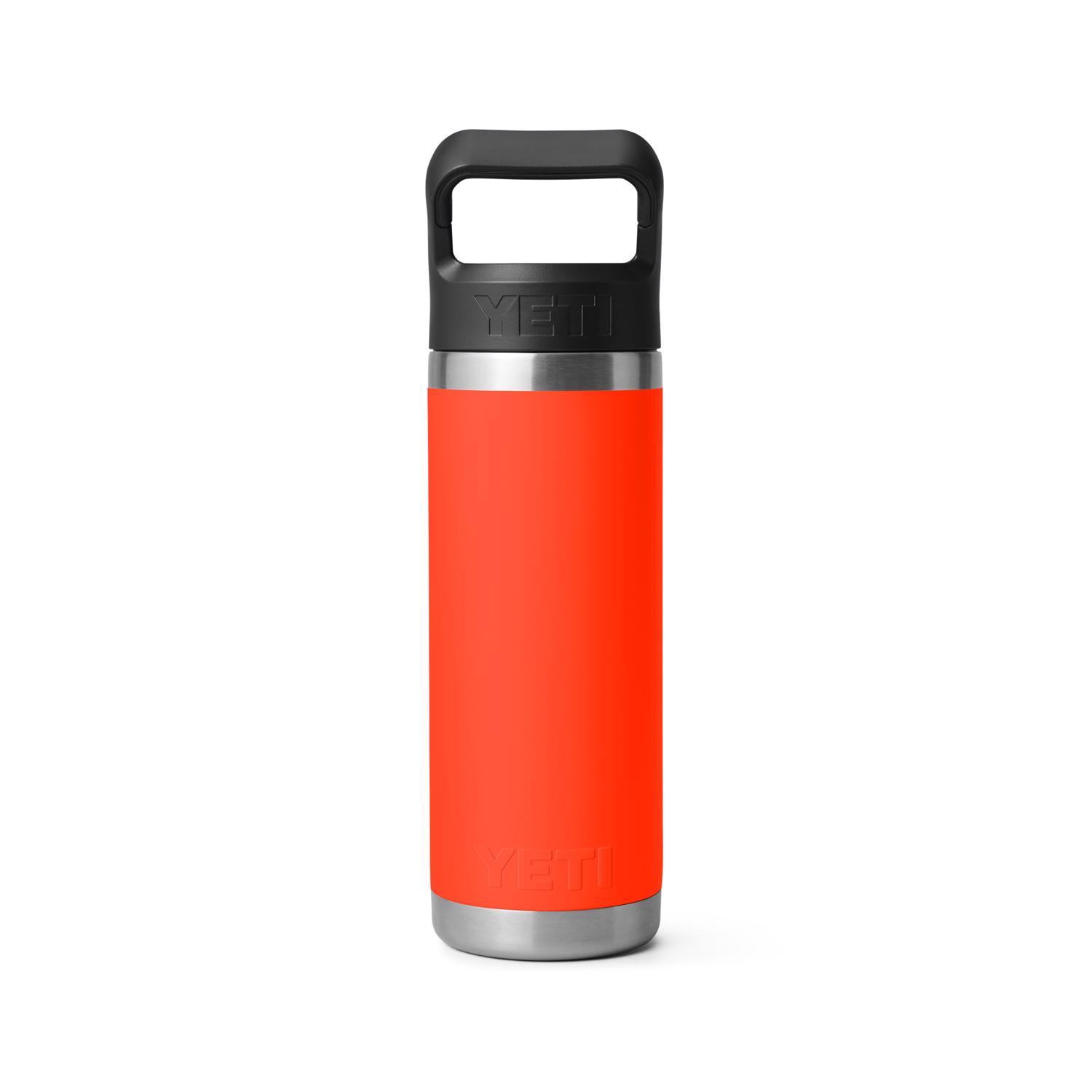YETI Rambler 18 oz Solar Flare BPA Free Bottle with Straw Cap