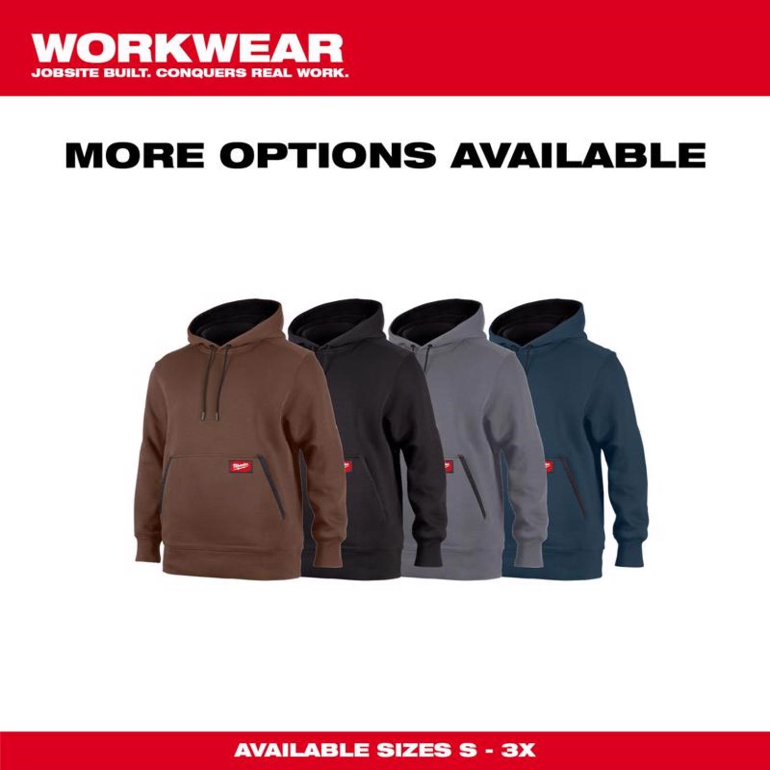 Milwaukee Freeflex XXL Long Sleeve Unisex Hooded Hoodie Blue
