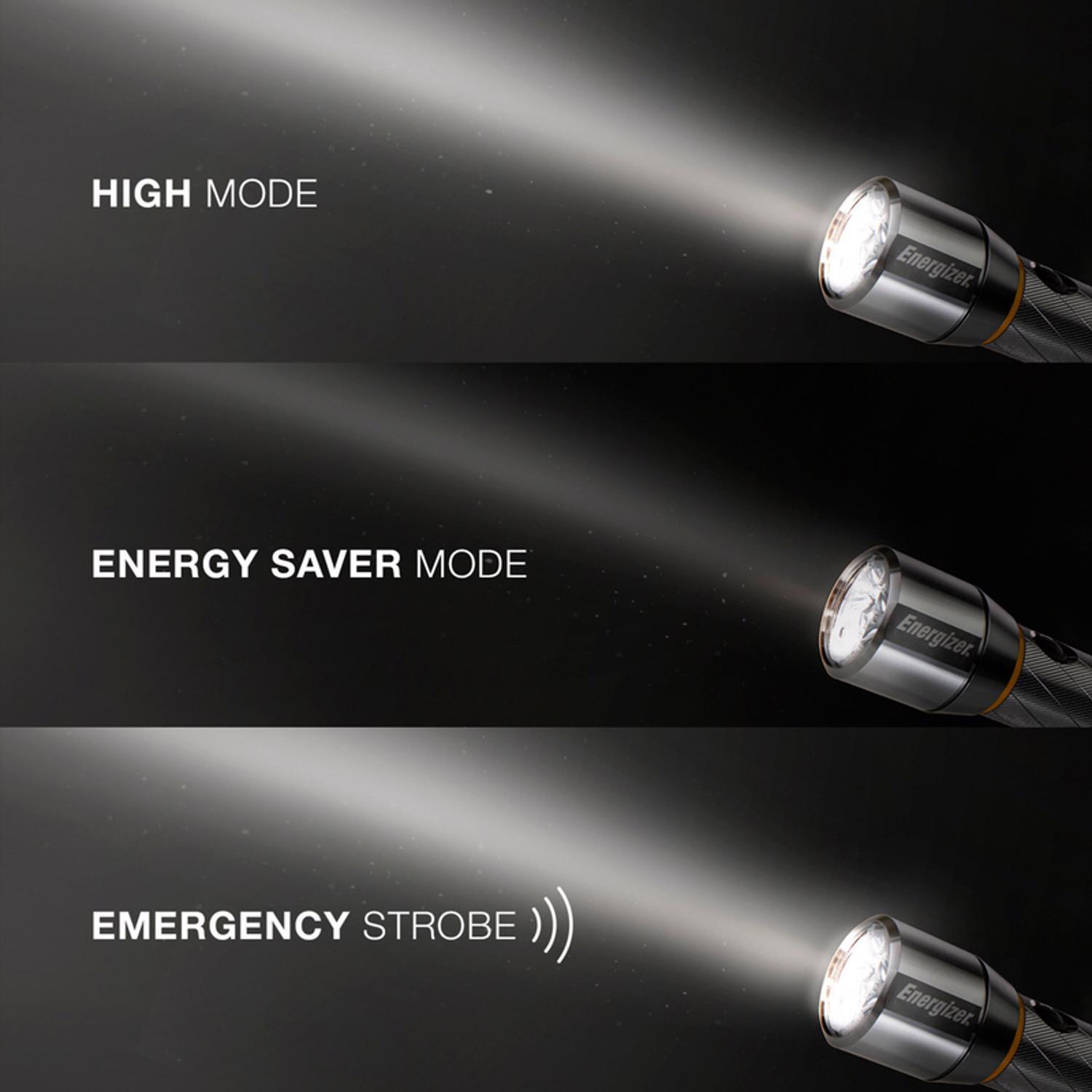 Energizer 1300 lm Gray LED Flashlight AA Battery