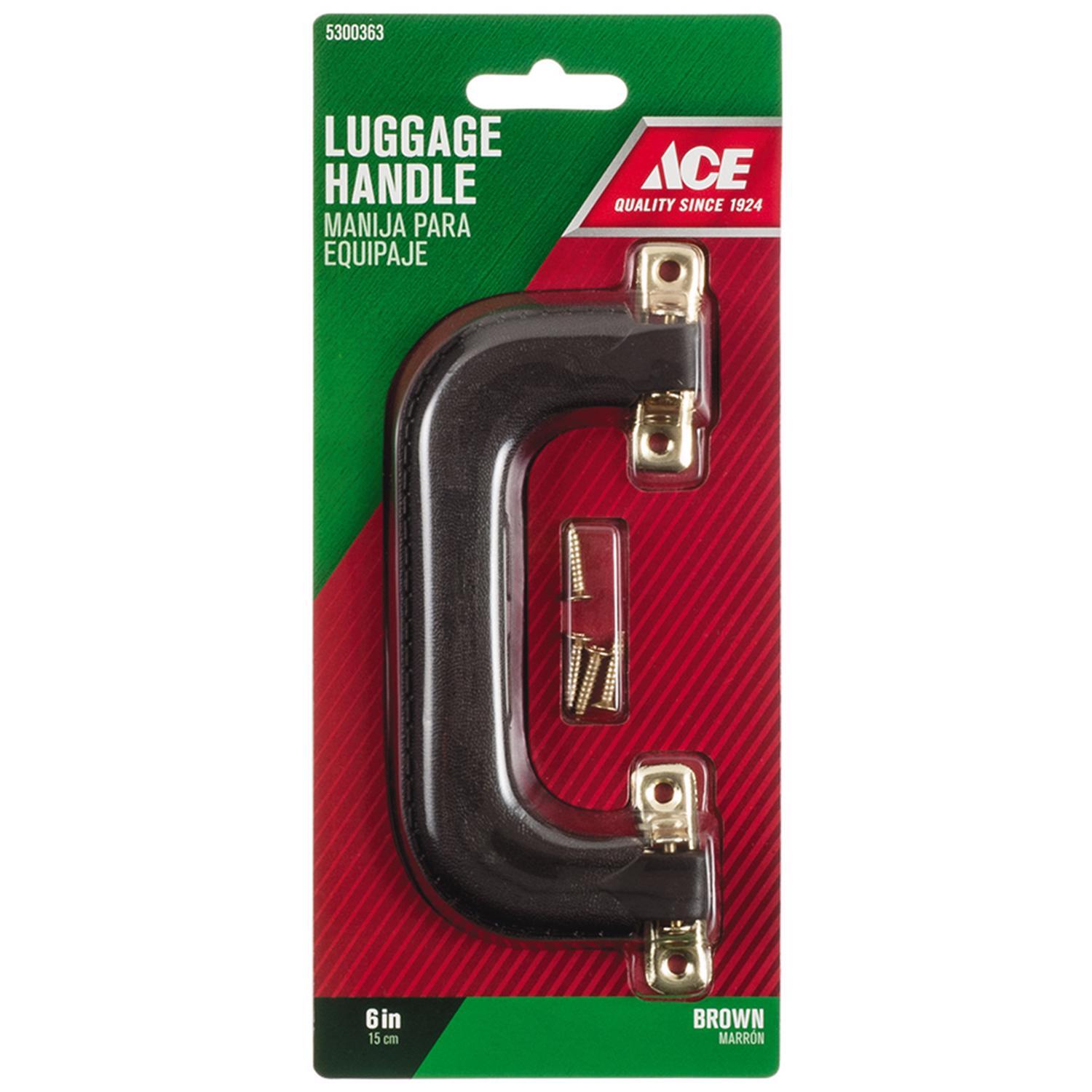 Ace Brown Nickel Luggage Handle 6 in. 1 pk