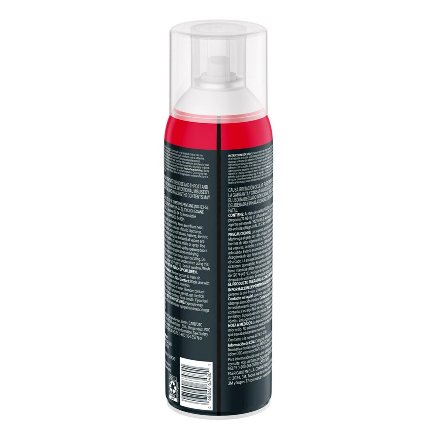 3M Super 77 Super Strength Clear Spray Adhesive 14.1 oz