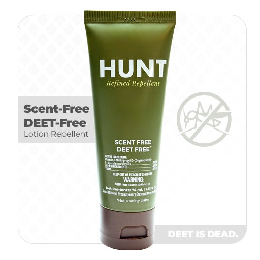 Hunt Scent-Free, DEET-Free Insect Repellent Lotion