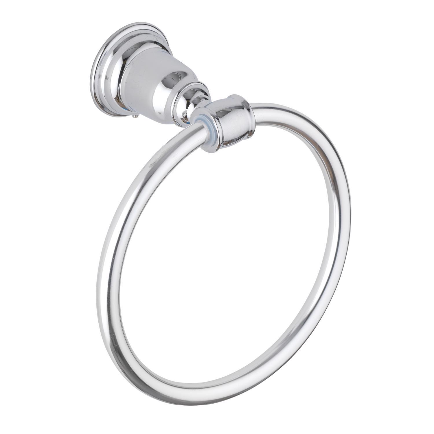 OakBrook Collection Chrome Towel Ring Die Cast Zinc