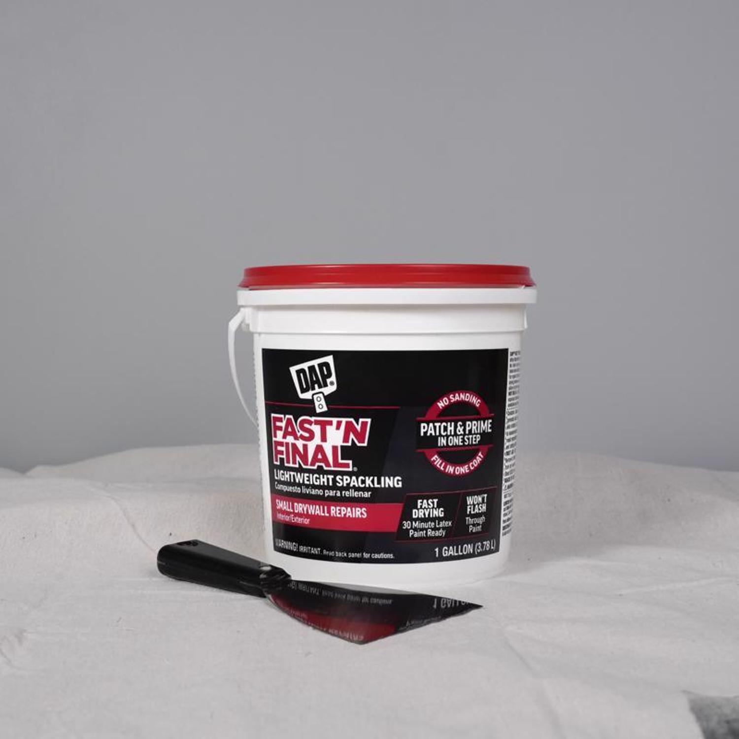 DAP Fast 'N Final Ready to Use White Lightweight Spackling Compound 1 gal