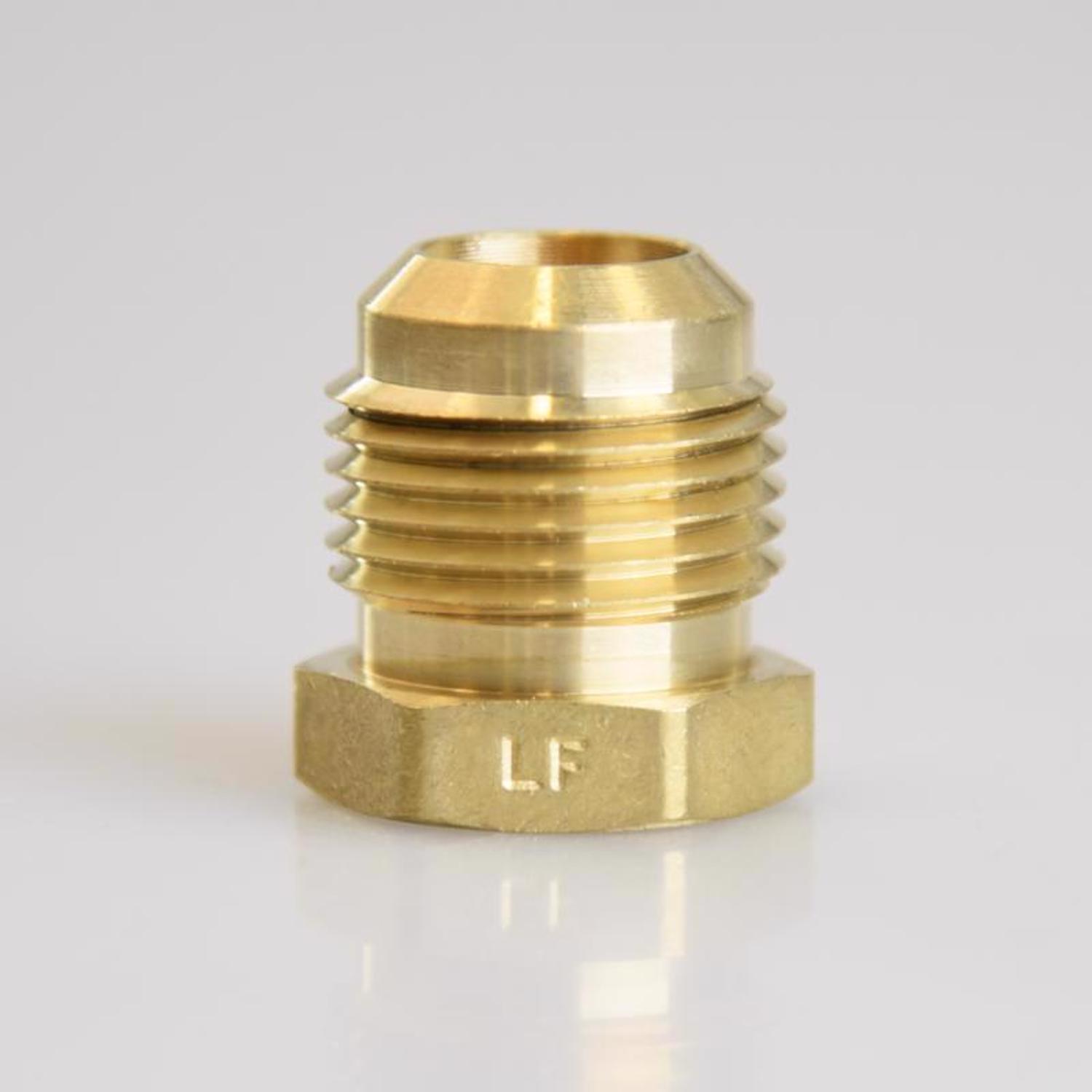 ATC 5/8 in. Flare Brass Hex Plug