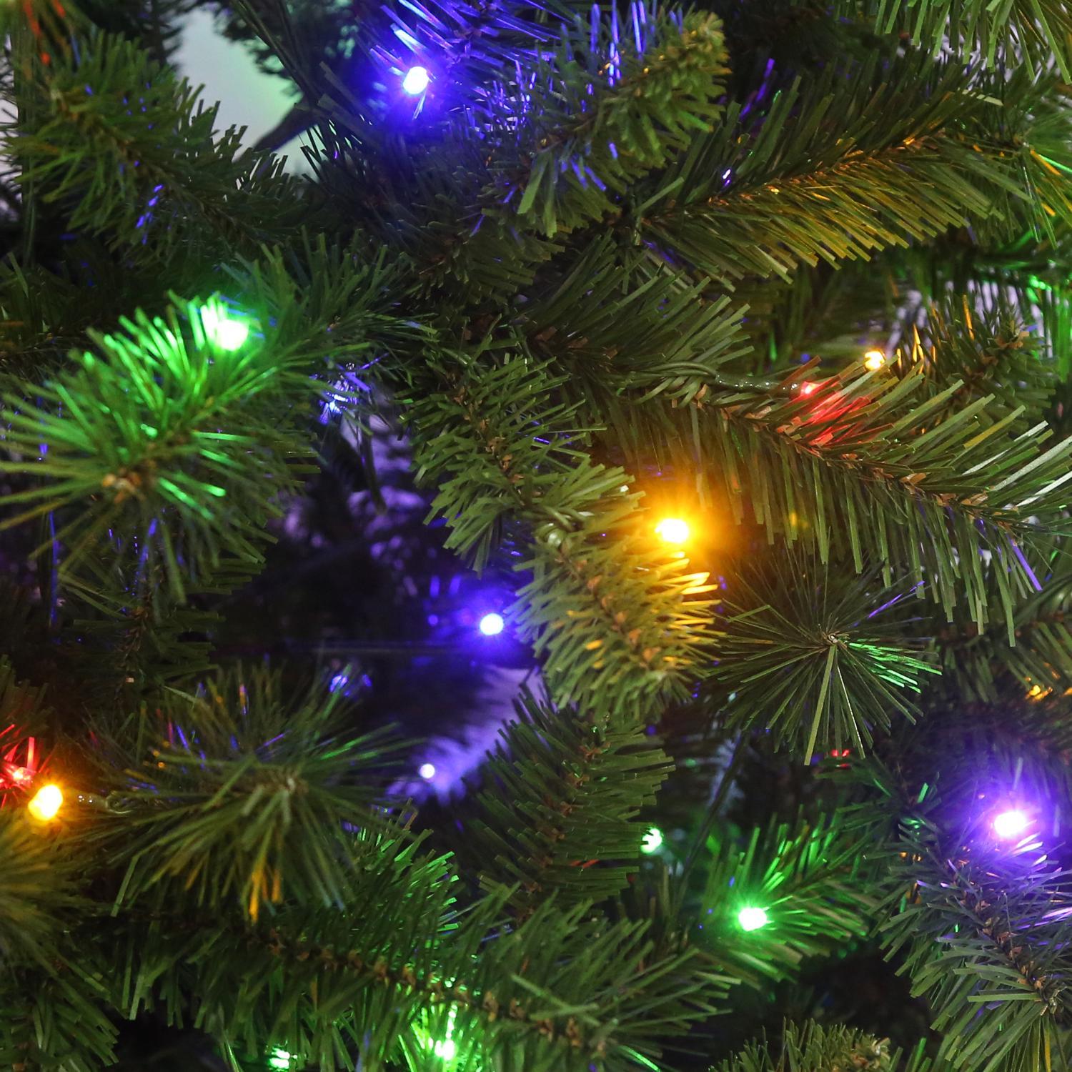 Celebrations 7 ft. Full LED 400 ct Monterey Pine Color Changing Christmas Tree