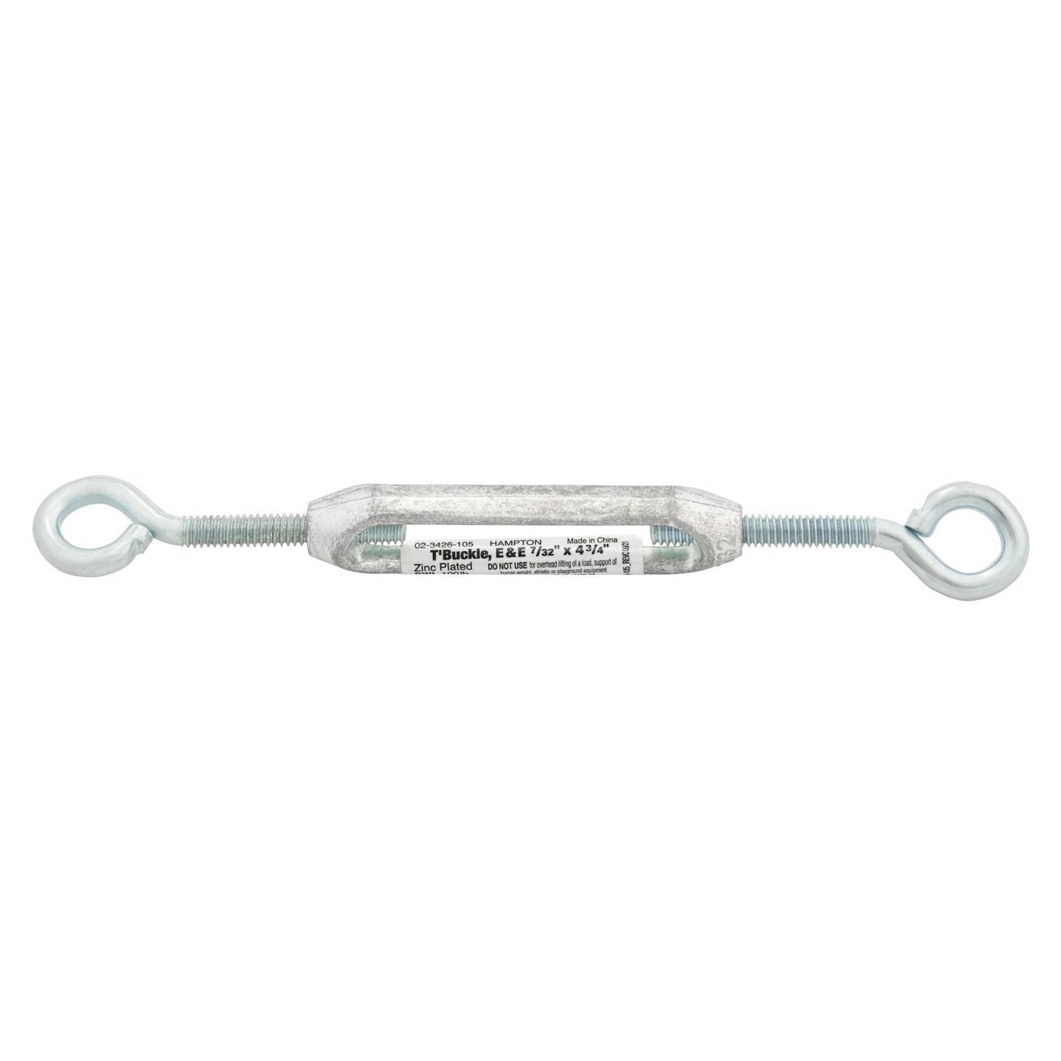 Hampton Zinc-Plated Aluminum/Steel Turnbuckle 120 lb
