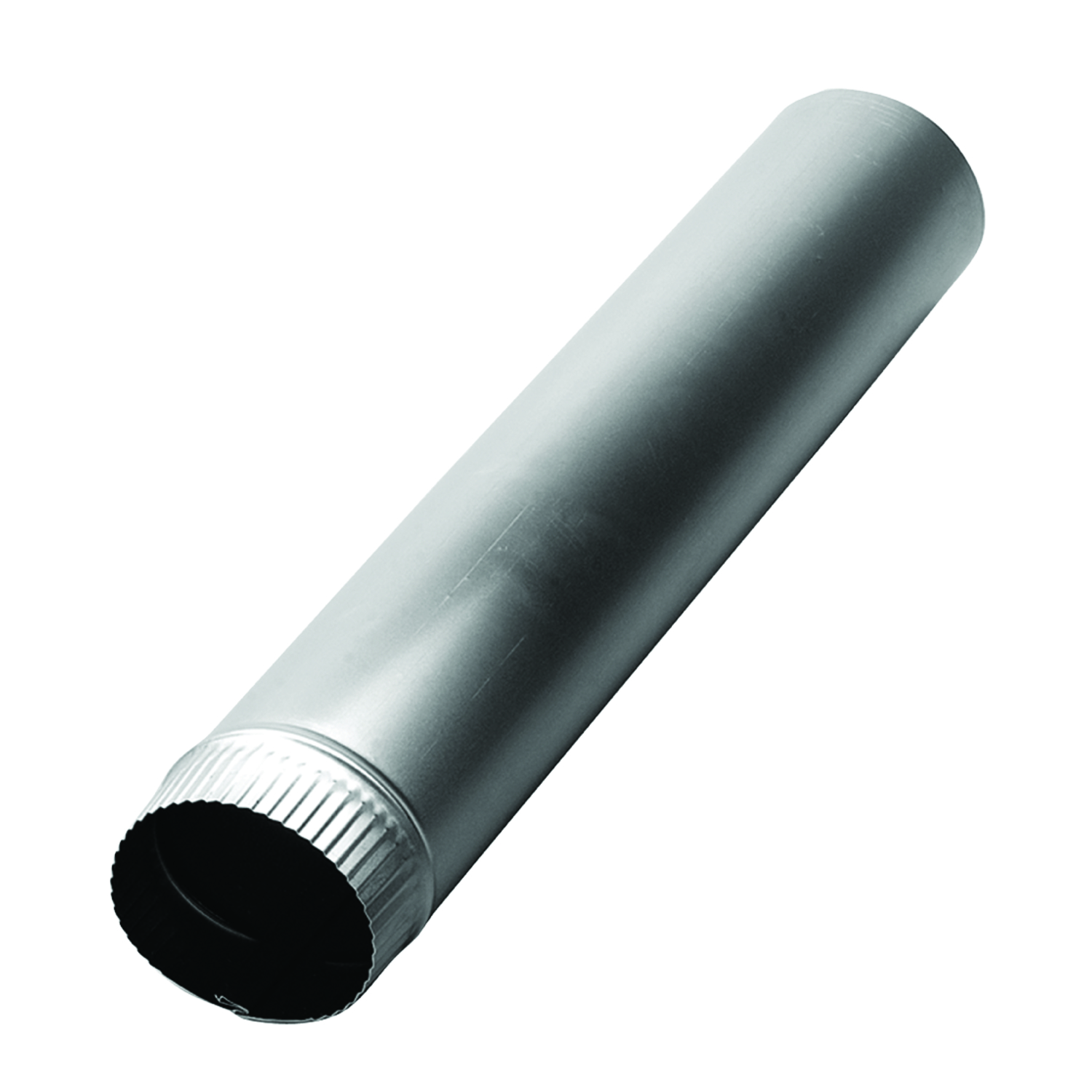 Deflect-O 24 in. L X 3 in. D Silver Aluminum Vent Pipe