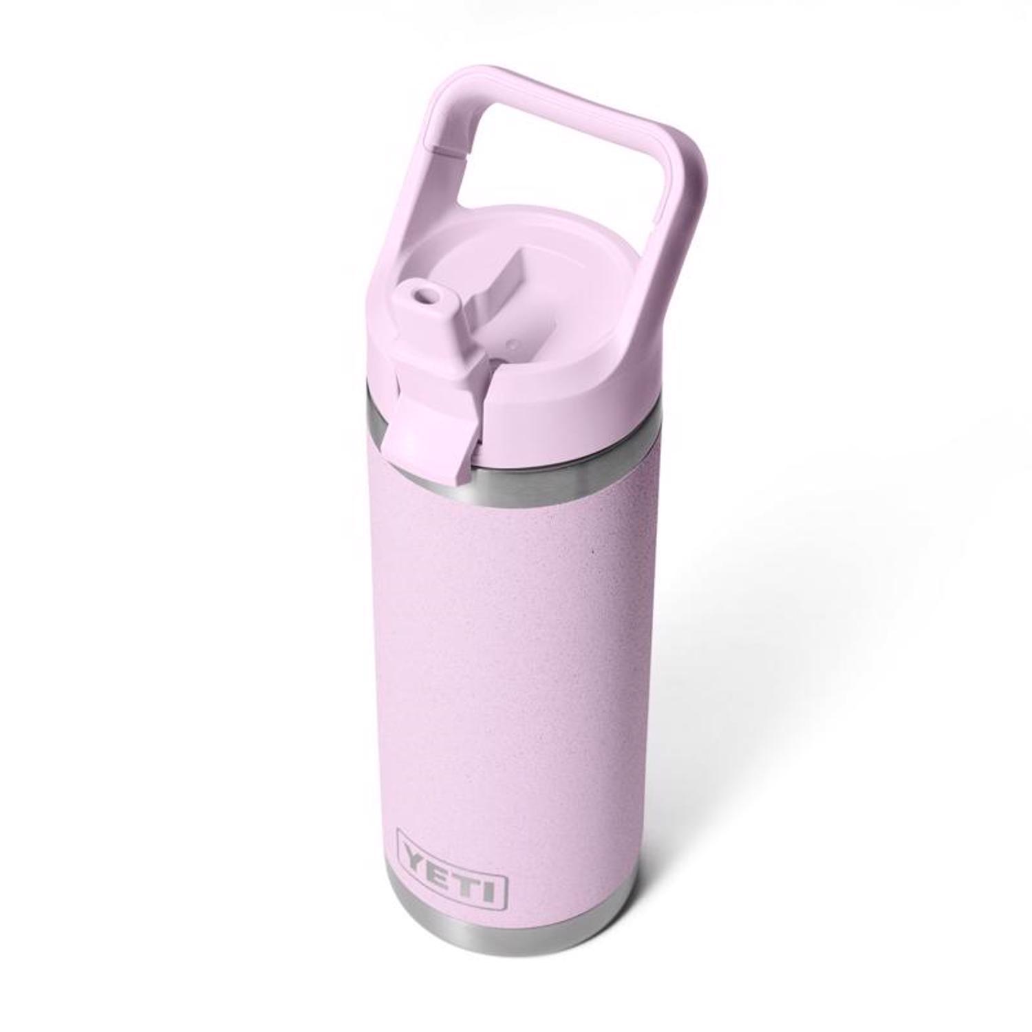 YETI Rambler 18 oz Cherry Blossom BPA Free Bottle with Straw Cap