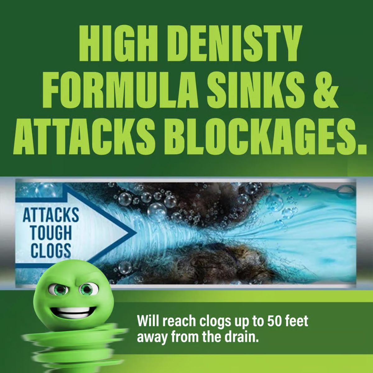 Green Gobbler Liquid Main Line Cleaner 128 oz.
