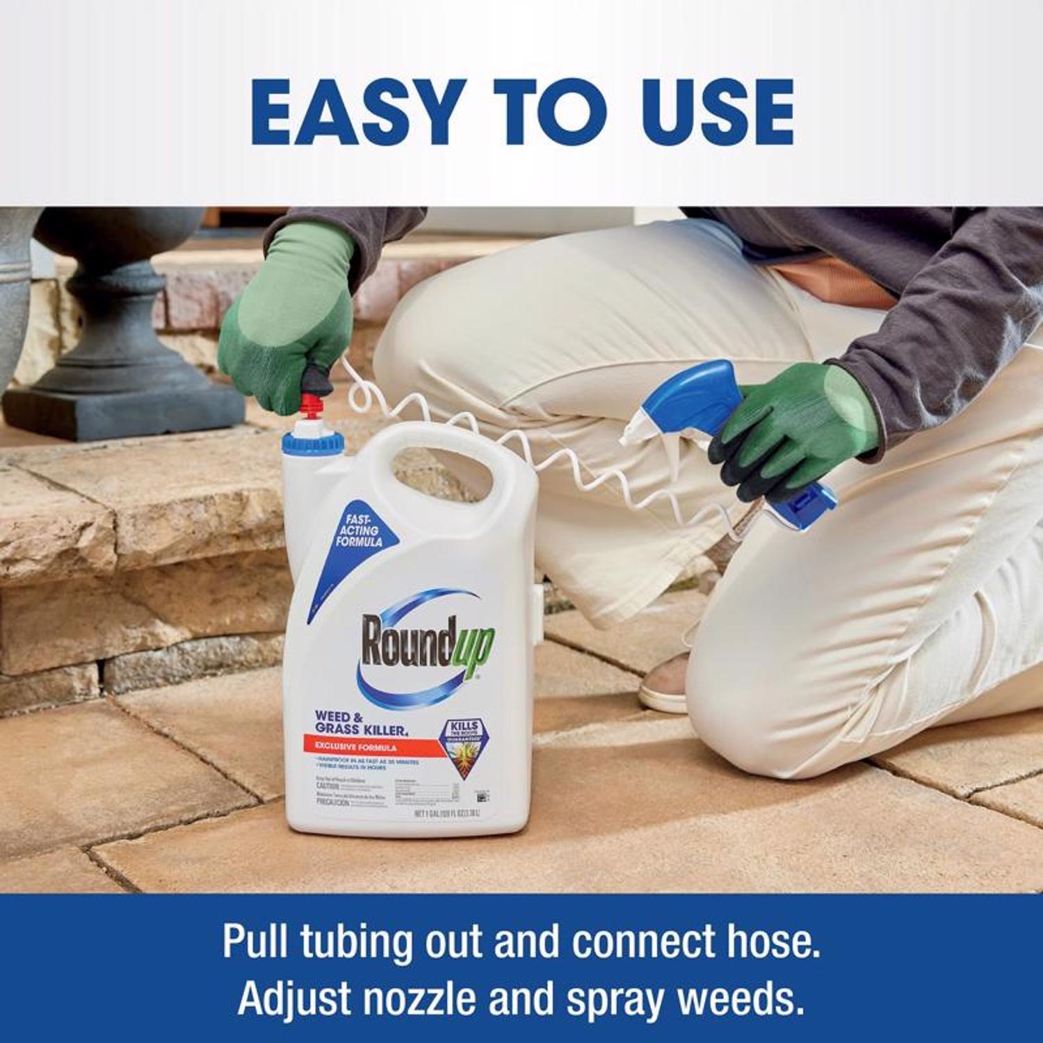 Roundup Weed and Grass Killer RTU Liquid 1 gal