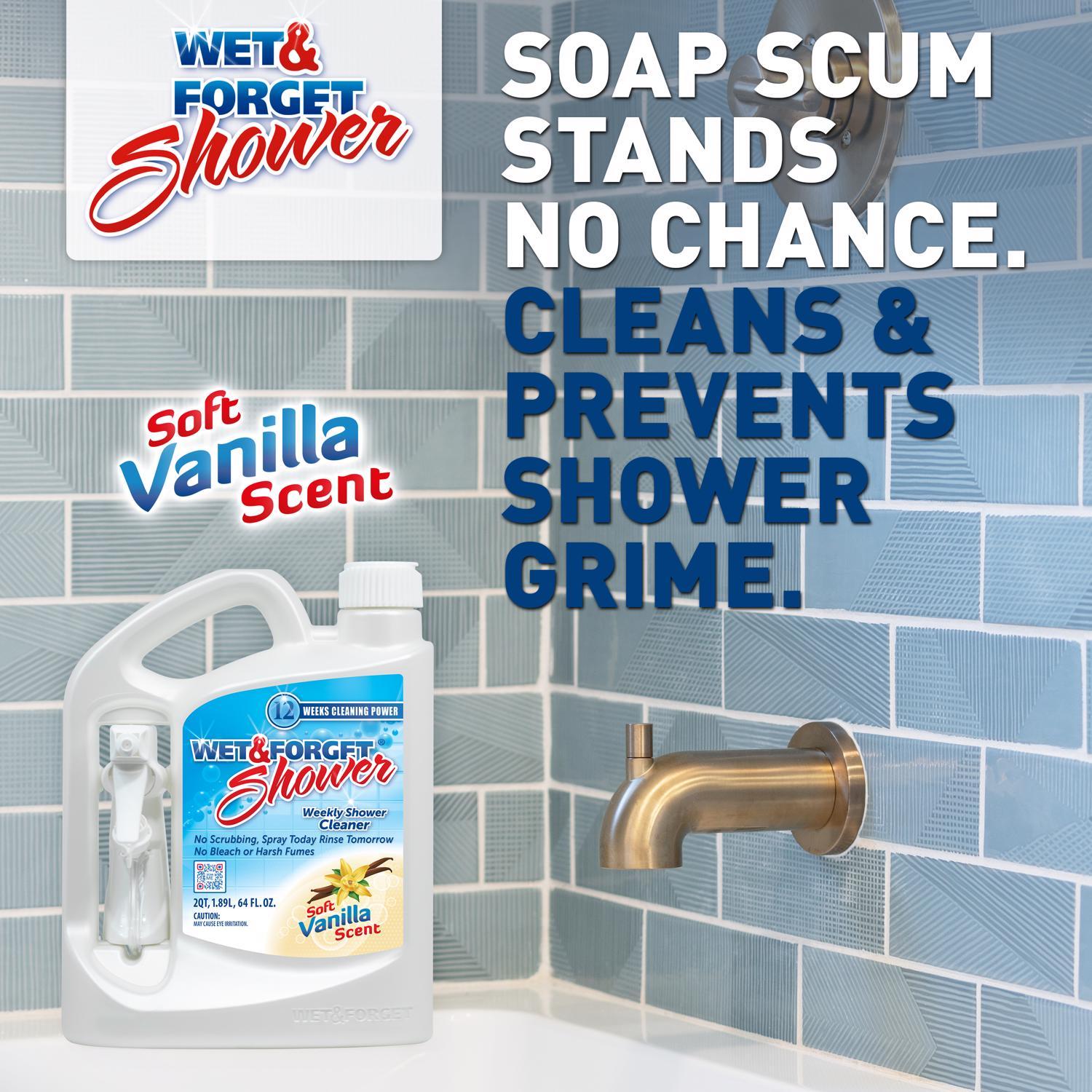Wet & Forget Vanilla Scent Shower Cleaner 64 oz Spray