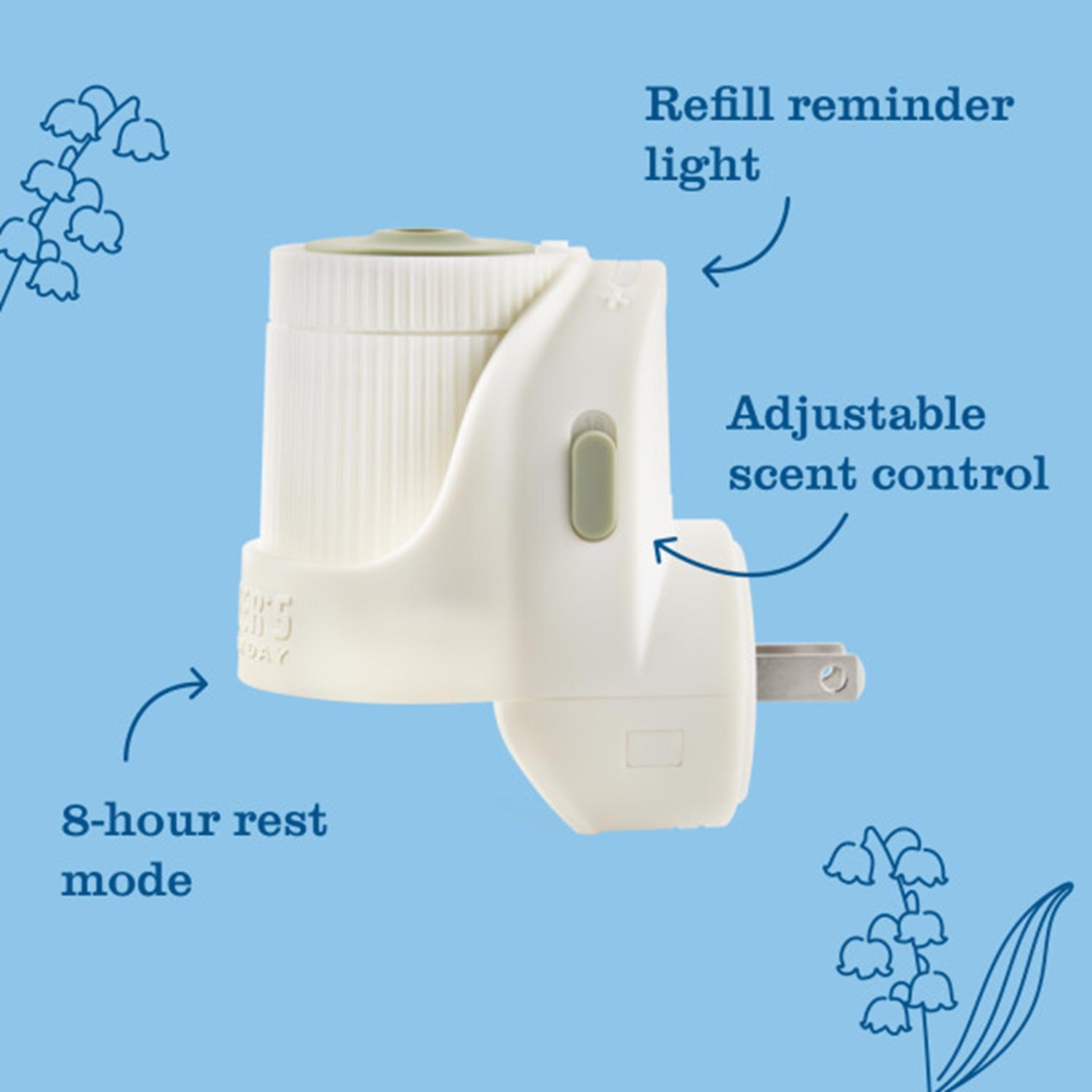 Mrs. Meyer's Clean Day Rain Water Scent Air Freshener Oil Refill 0.67 oz Liquid 2 pk