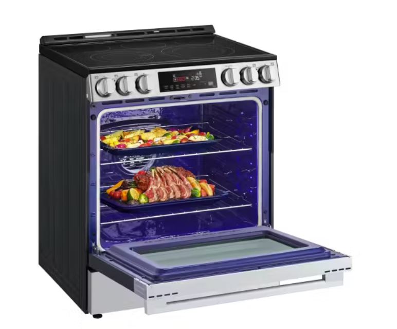 LG 6.3 cu ft. Smart Electric Slide-in Range with Air Fry & EasyClean
