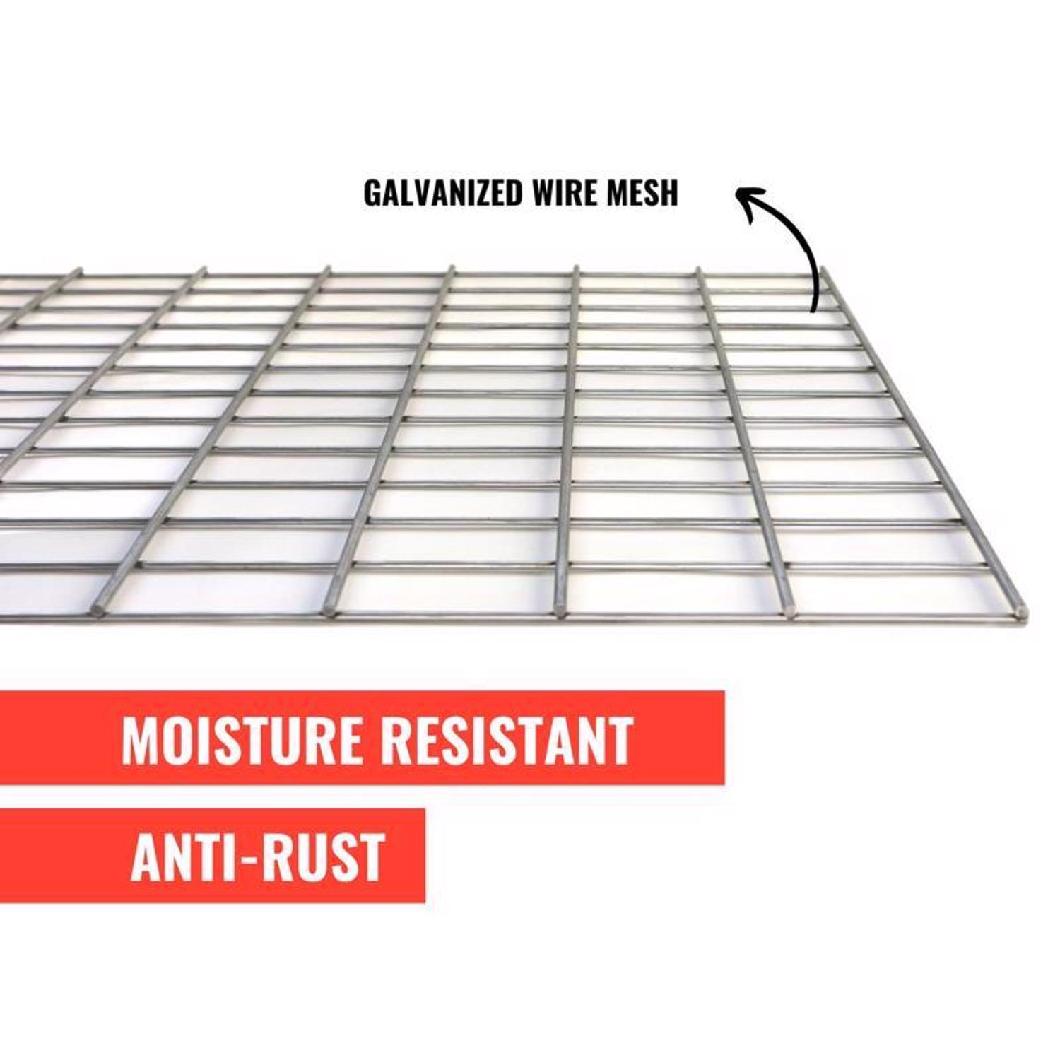 Ar Shelving Wire Heavy Duty 71 in. H X 60 in. W X 20 in. D Metal Shelving Unit