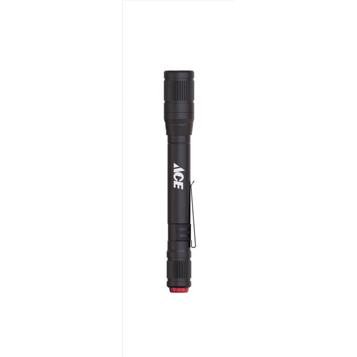 Ace 160 lm Black LED Pen Light AAA Battery