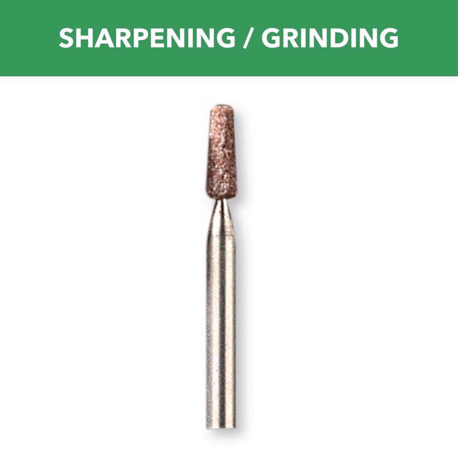 Dremel 1/8 in. D X 1/8 in. L Aluminum Oxide Grinding Stone Long Cone 35000 rpm 1 pc