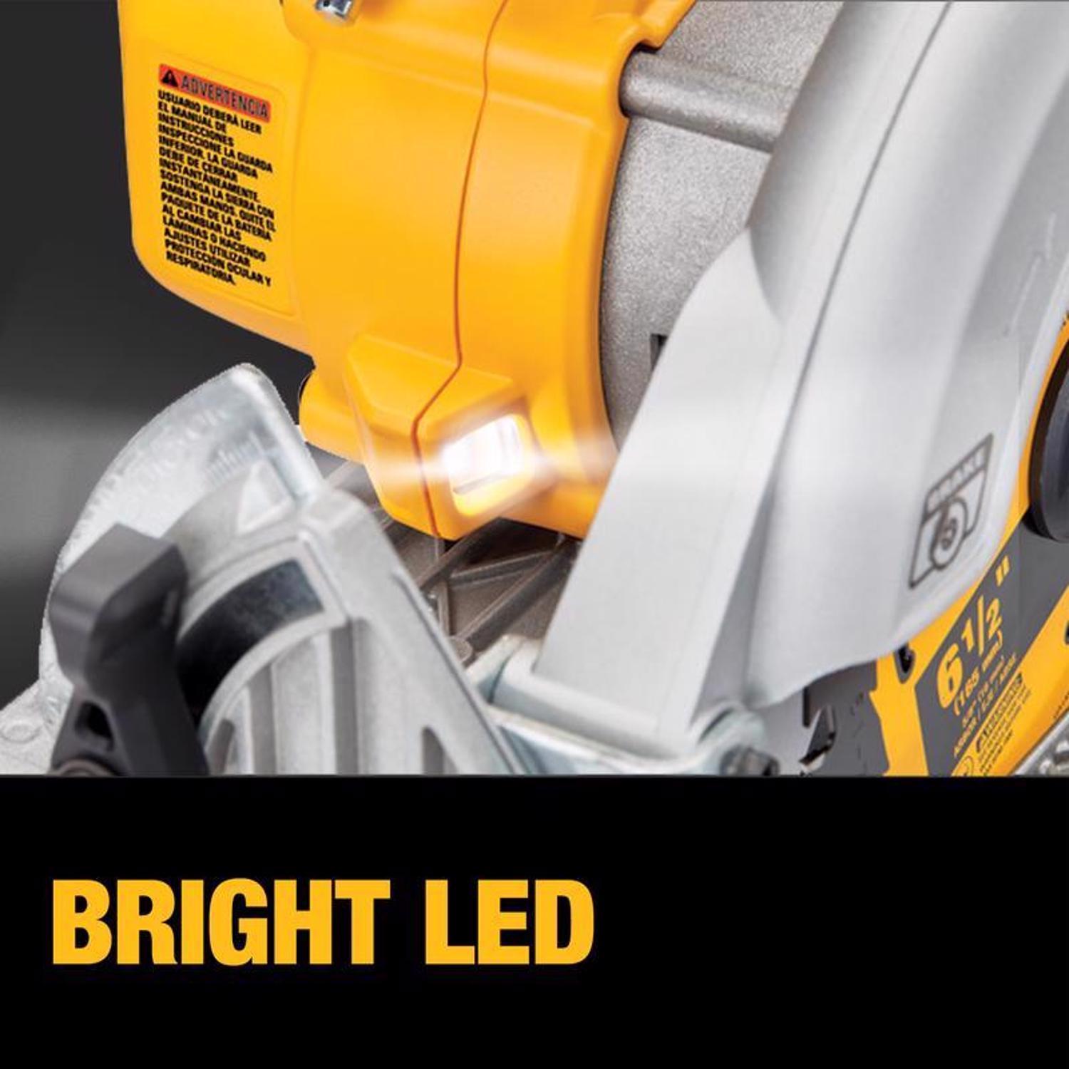 DeWalt 20V MAX 6-1/2 in. Cordless Brushless Circular Saw Tool Only