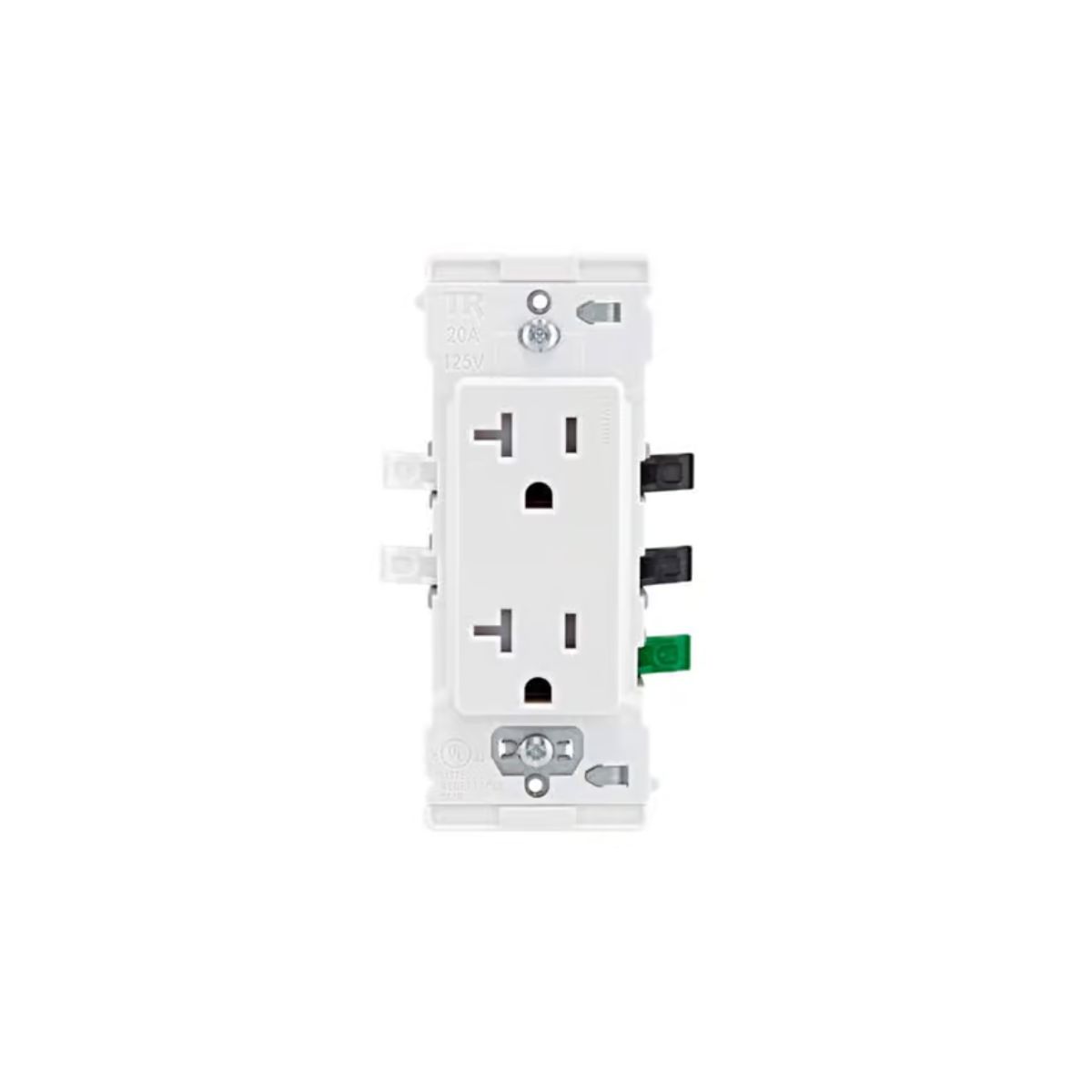 Leviton Lever Edge 20 amps 125 V White Outlet 5-20R 10 Pack