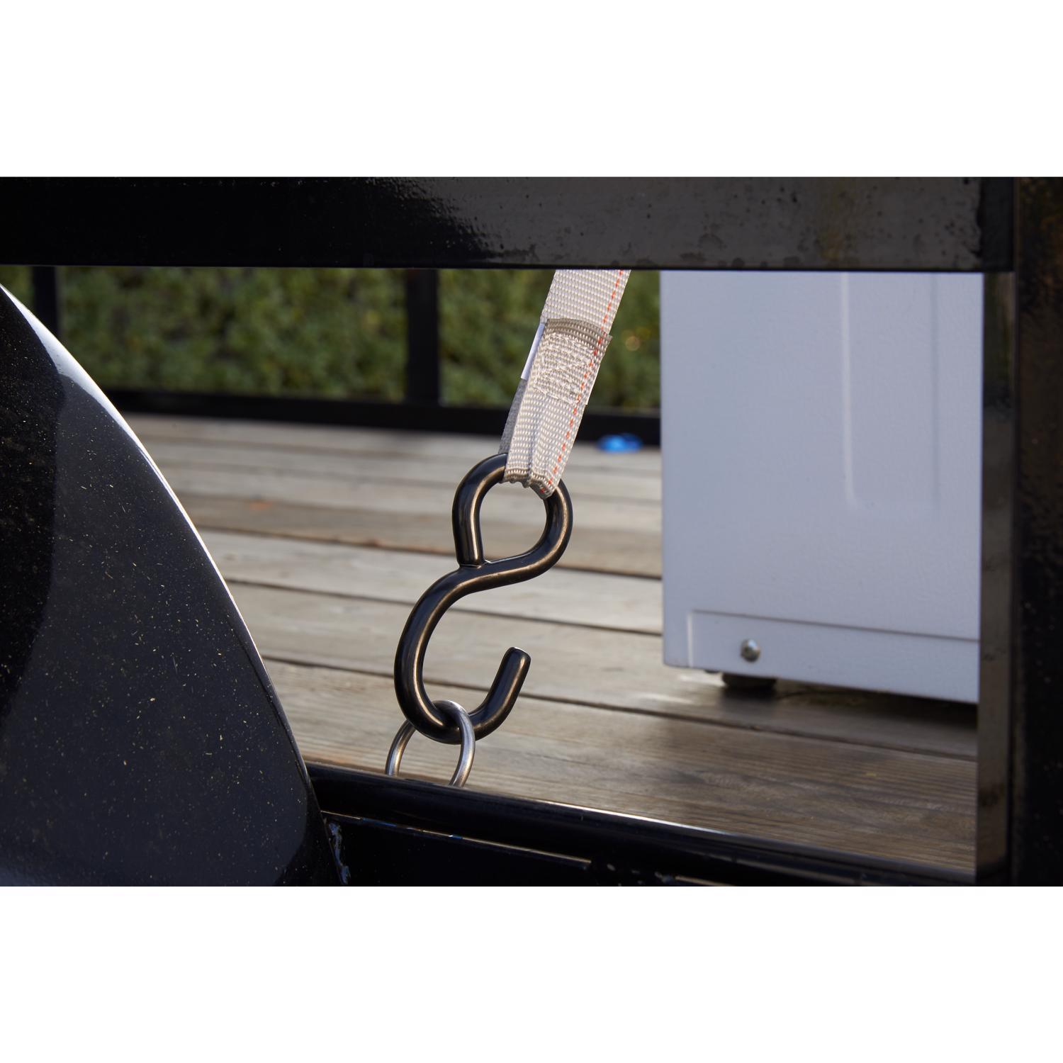 Keeper 1 in. W X 14 ft. L Gray Tie Down w/Ratchet 500 lb 1 pk