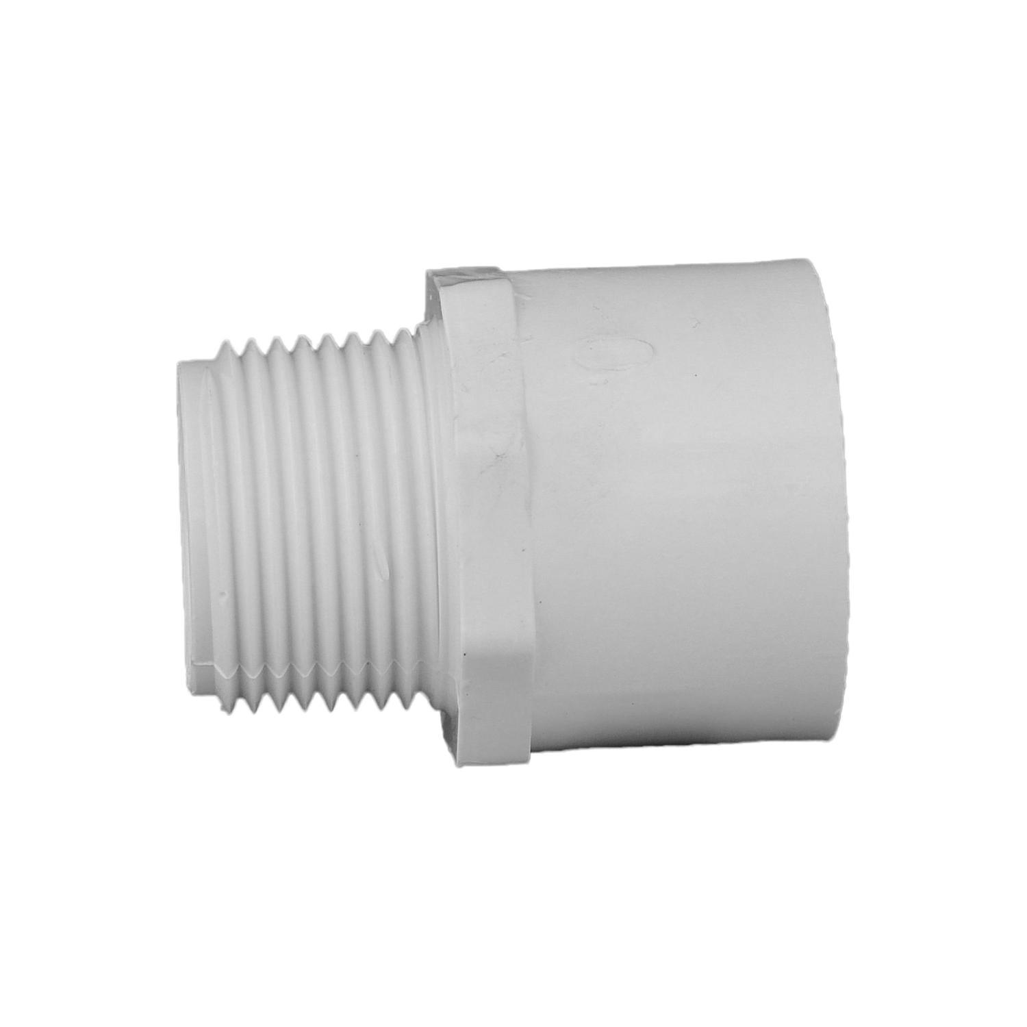 Charlotte Pipe Schedule 40 1 in. Slip X 1 in. D MPT PVC Pipe Adapter 1 pk