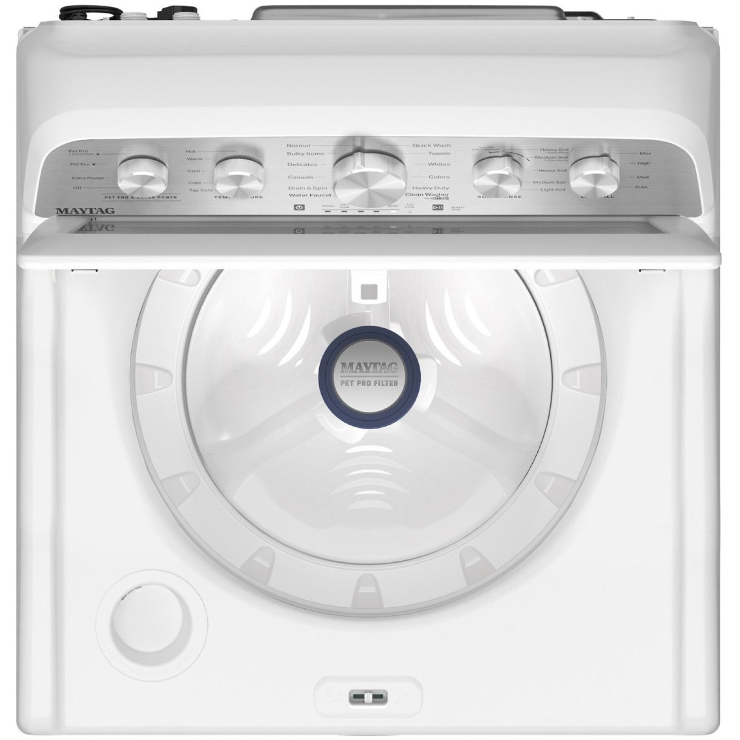 Maytag 4.7 Cu. Ft. Pet Pro Top Load Washer in White - MTW5605RW
