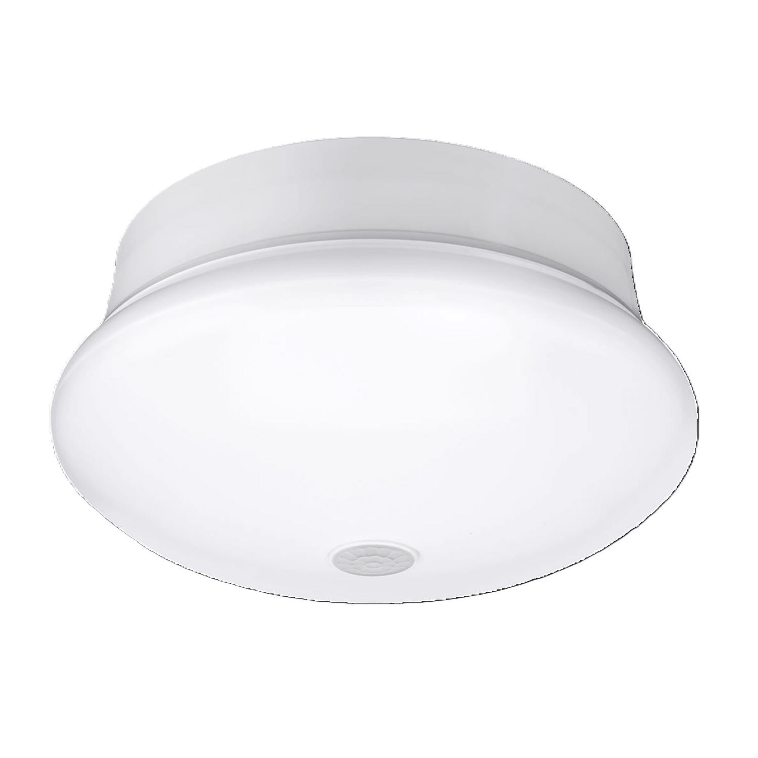 ETI 3.58 in. H X 7 in. W X 7 in. L White LED Ceiling Spin Light