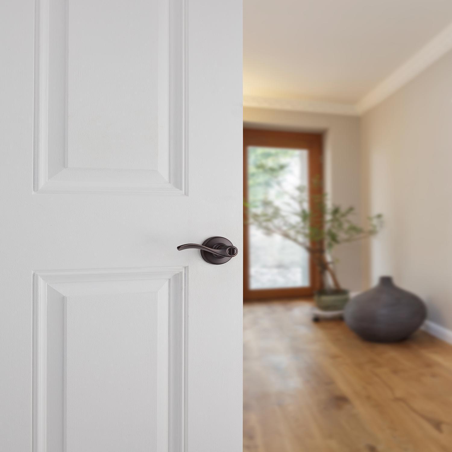 Kwikset Balboa Venetian Bronze Privacy Lever Right or Left Handed