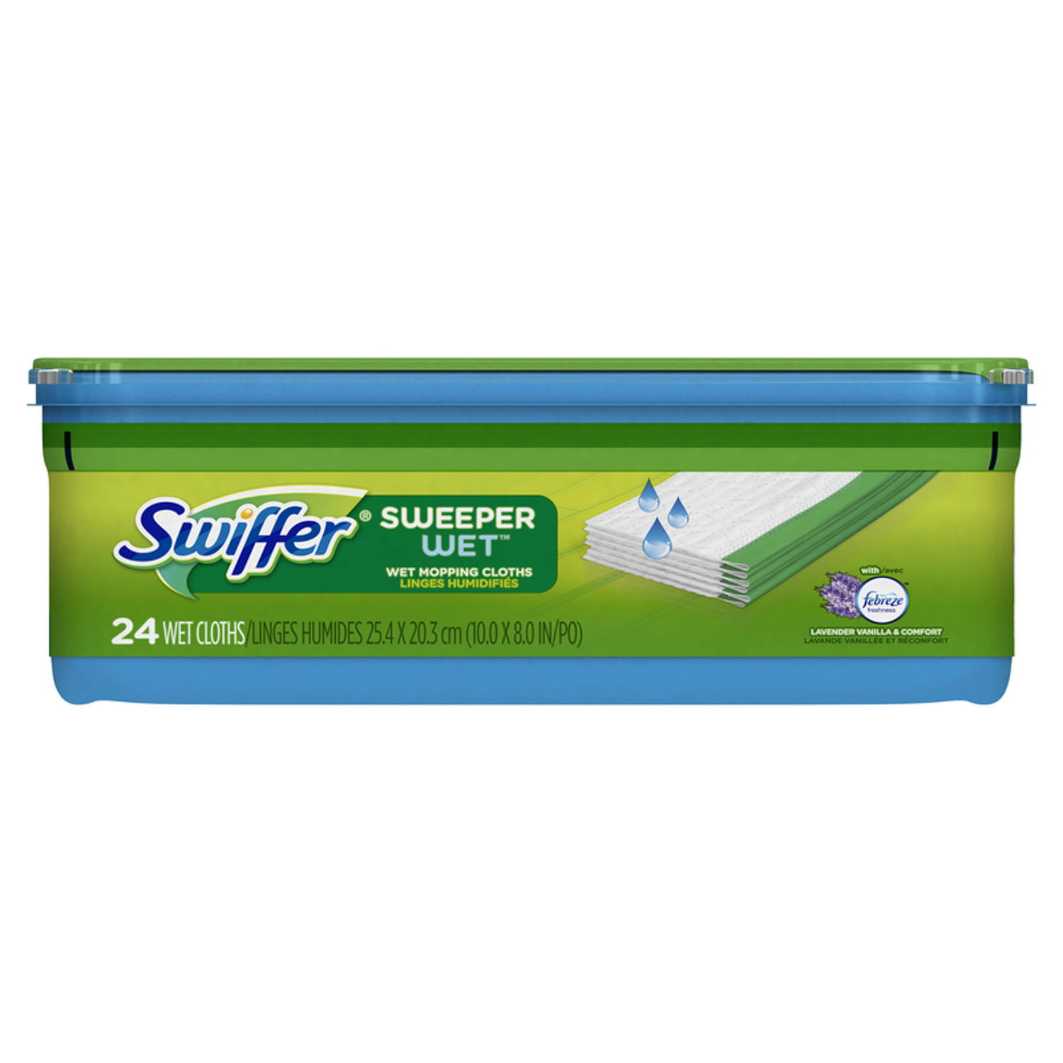 Swiffer Sweeper 5.4in. Wet Microfiber Mop Refill 24 Pack
