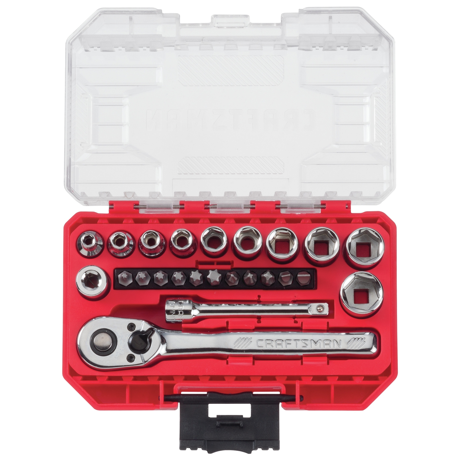 Craftsman 1/4 in. drive SAE 6 Point Mechanic's Tool Set 24 pc