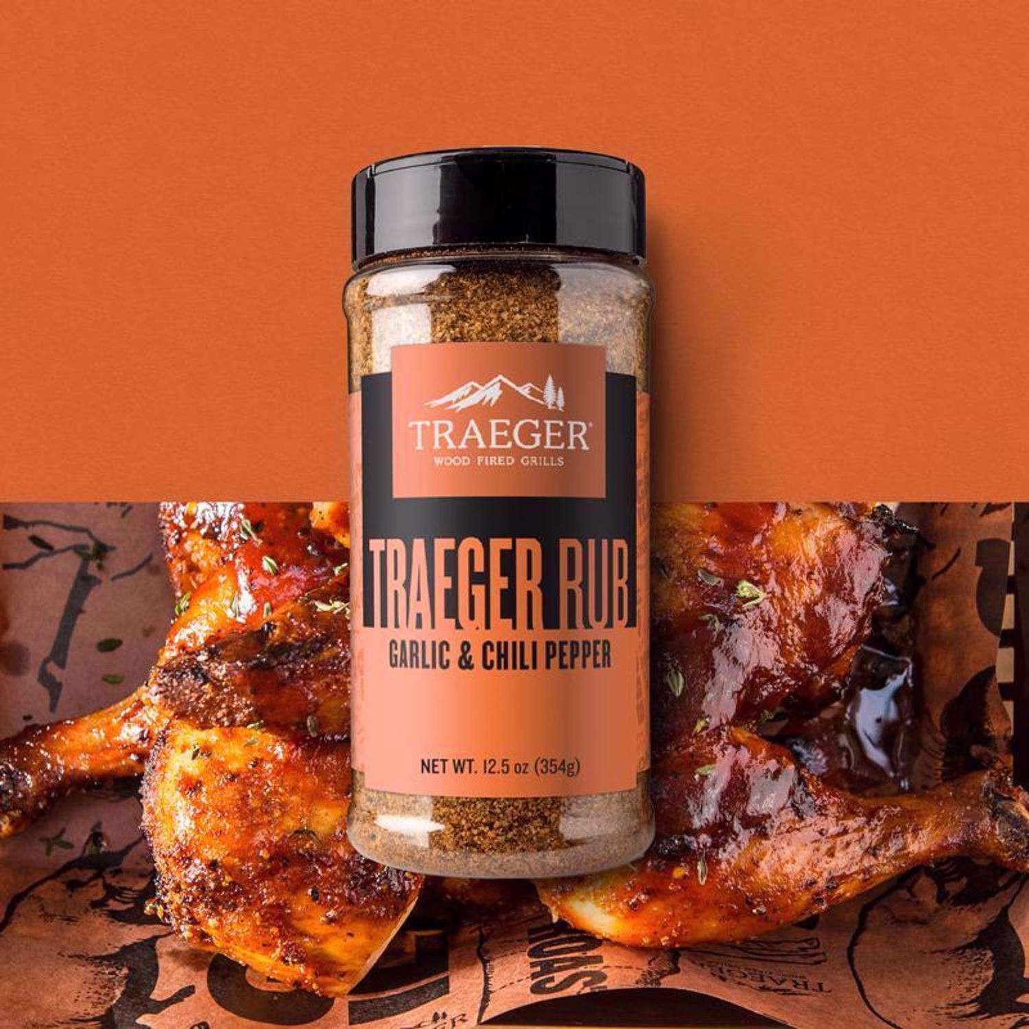 Traeger Garlic & Chili Peper Rub