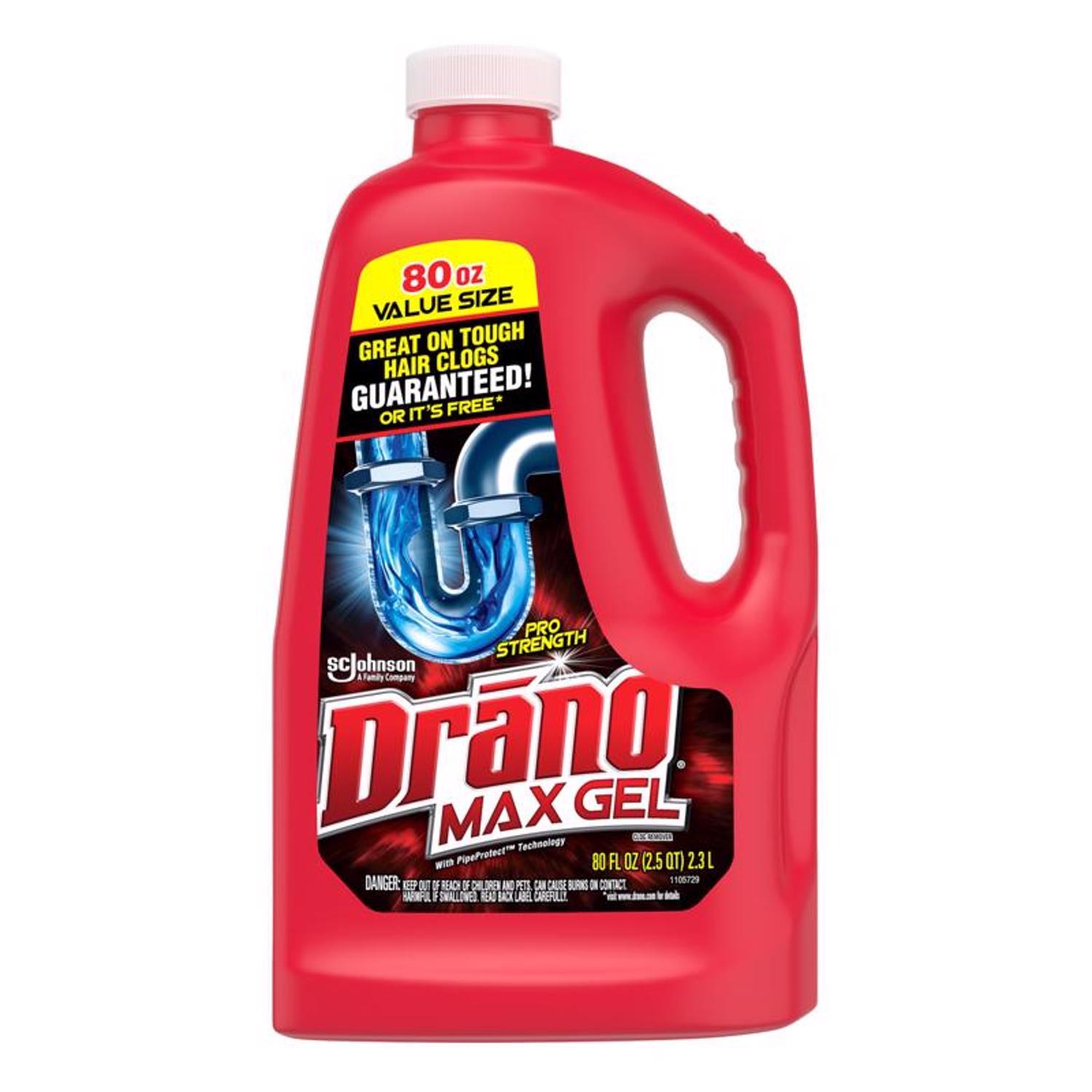 Drano Professional Strength Gel Clog Remover 80 oz