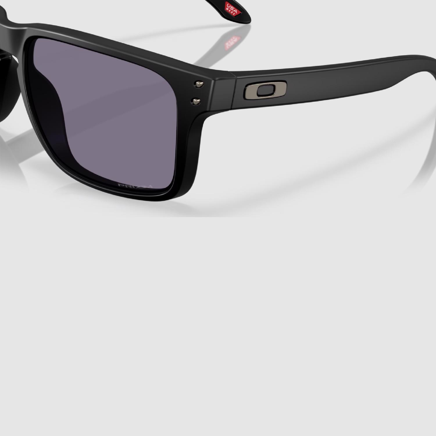 Oakley Holbrook XXL Sunglasses Men's Matte Black Frame Prizm Grey Lens