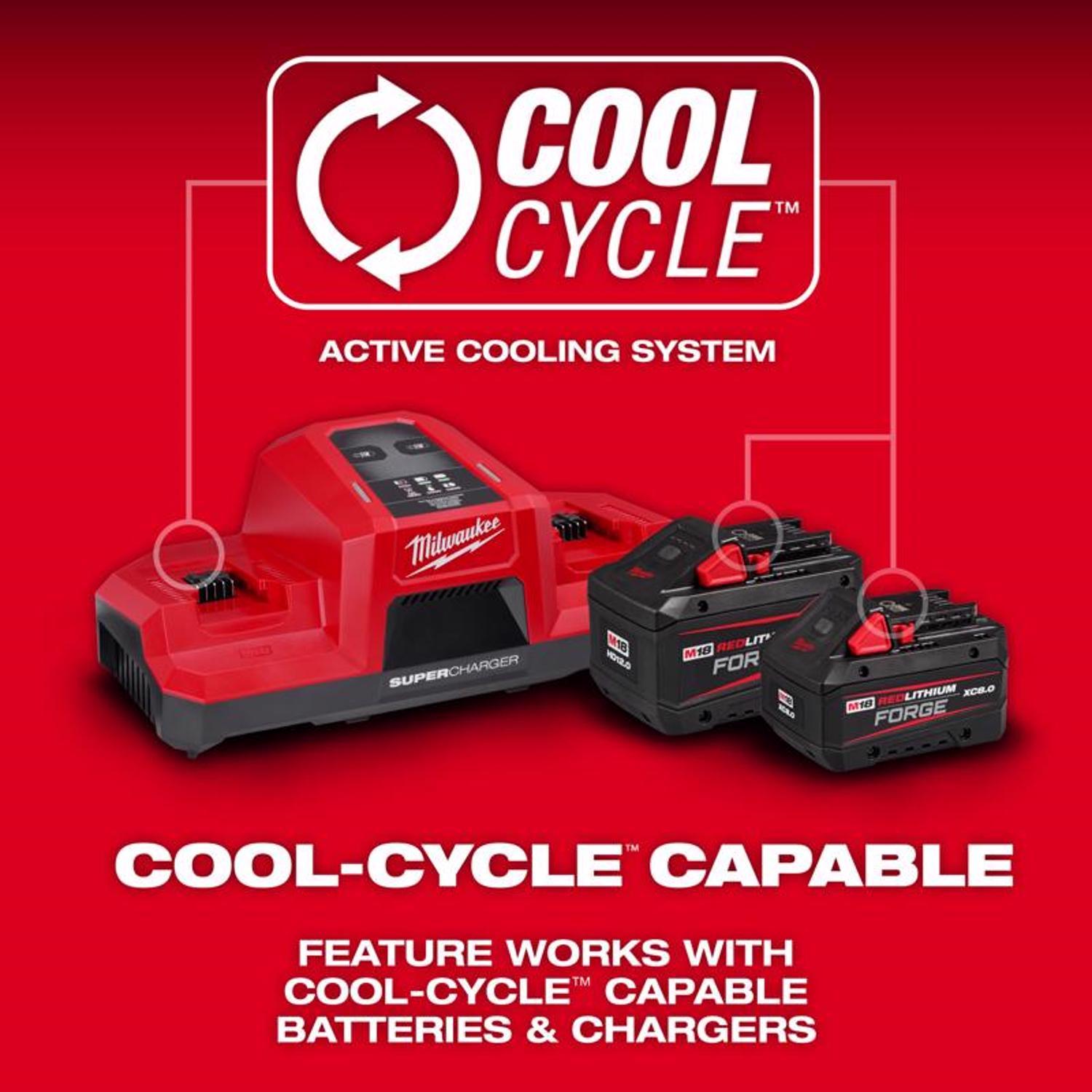 Milwaukee M18 Forge 48-11-1813 12 Ah Lithium-Ion Redlithium HD Battery 1 pc