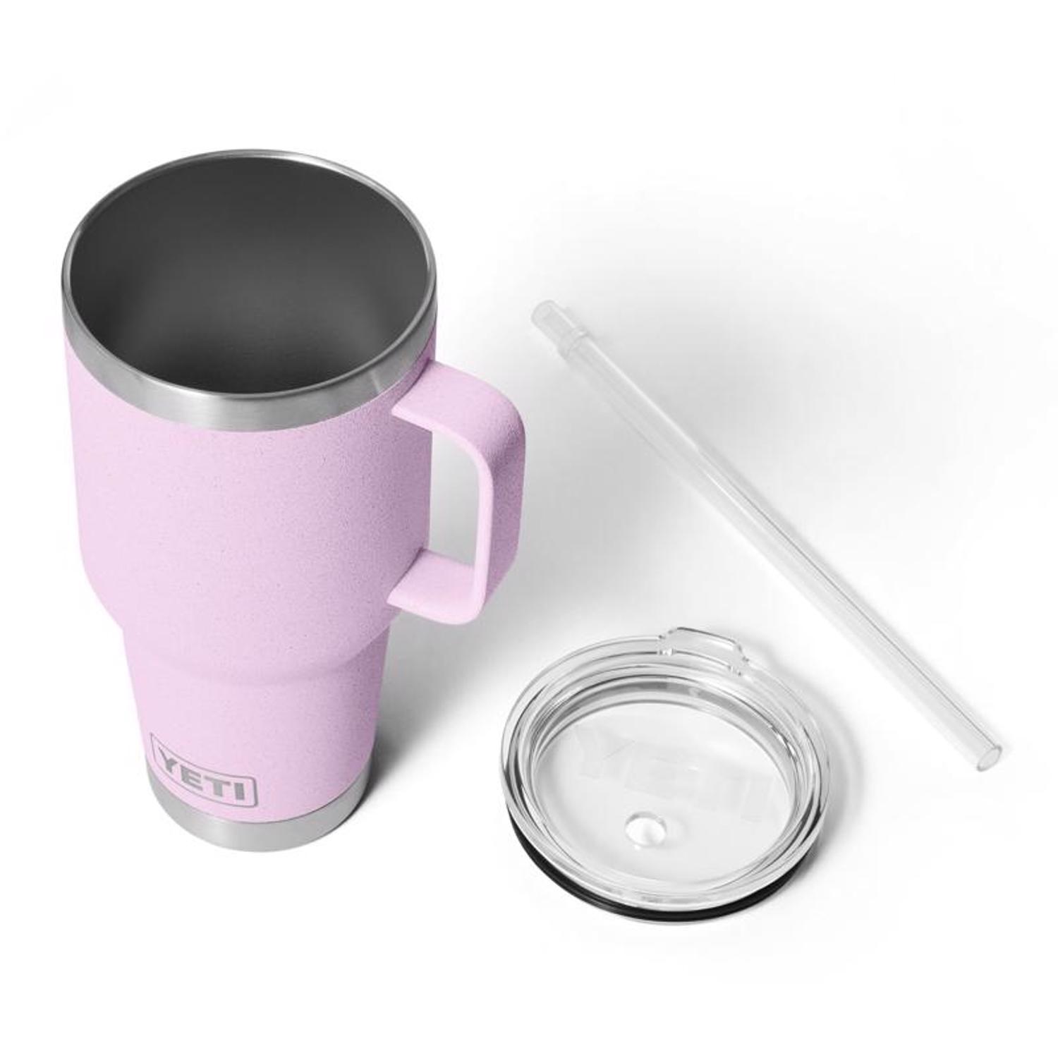 YETI Rambler 35 oz Cherry Blossom BPA Free Straw Mug