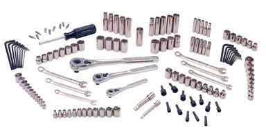 Craftsman Metric 137 pc. Steel 1/4 in. Drive Mechanics Tool Set