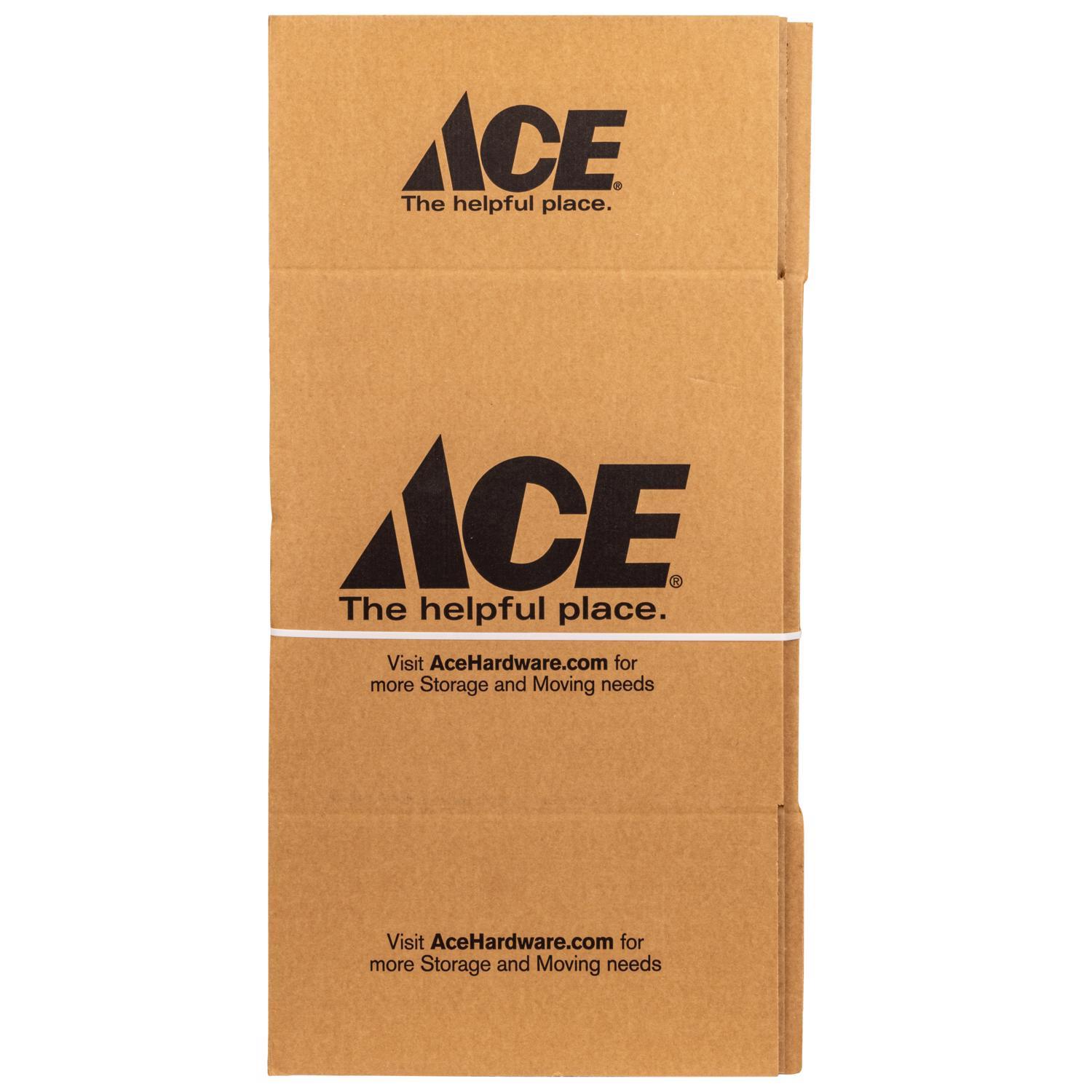 Ace 14 in. H X 14 in. W X 14 in. L Cardboard Corrgugated Box 1 pk