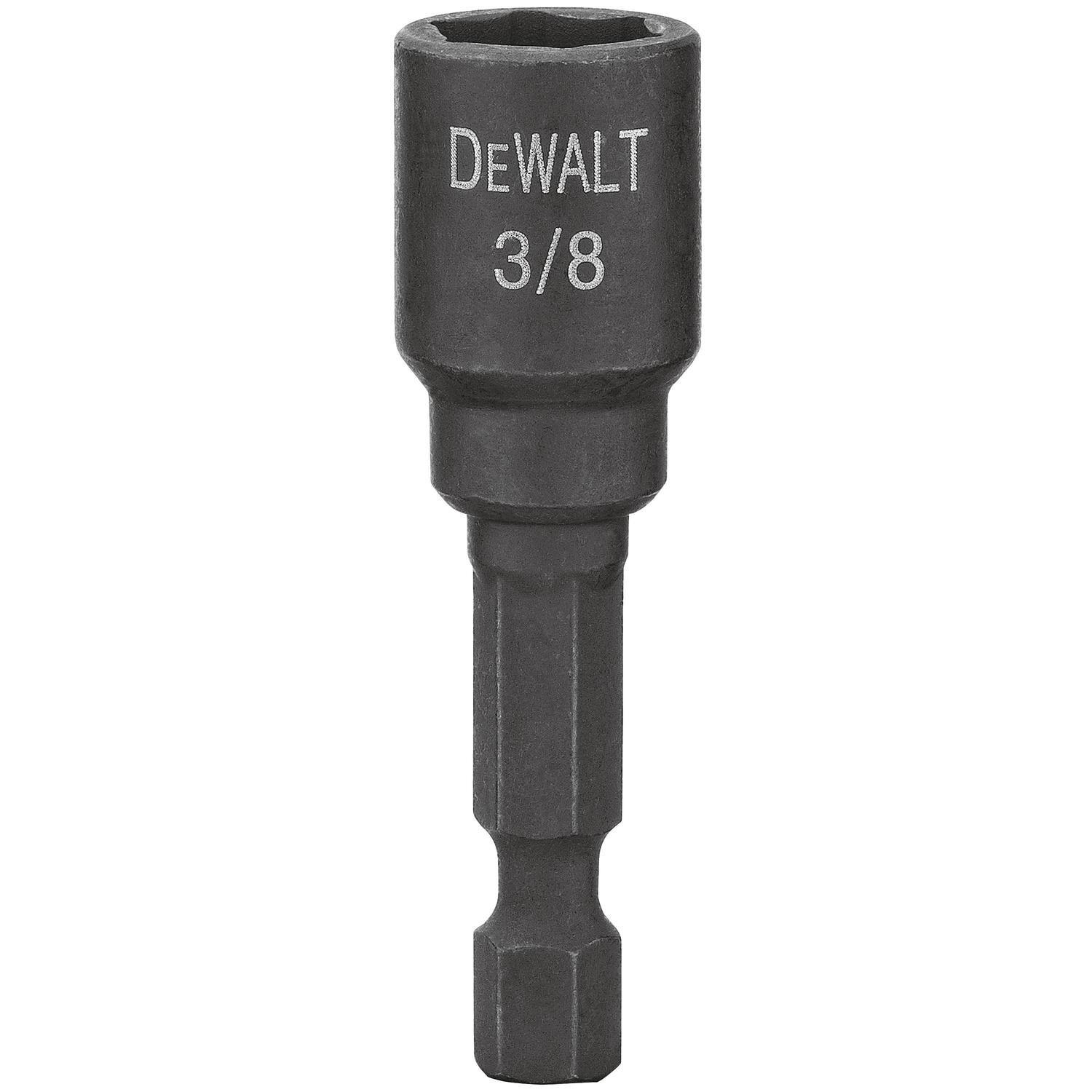 DeWalt Impact Ready 3/8 in. X 1-7/8 in. L Black Oxide Nut Driver 1 pc