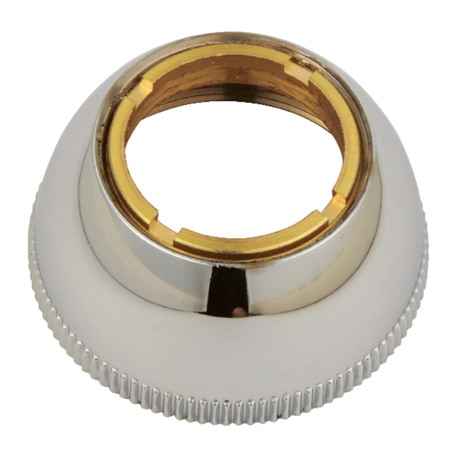 Ace Cap Delta 1 in. H X 1-3/4 in. D 7/8 in. White Brass