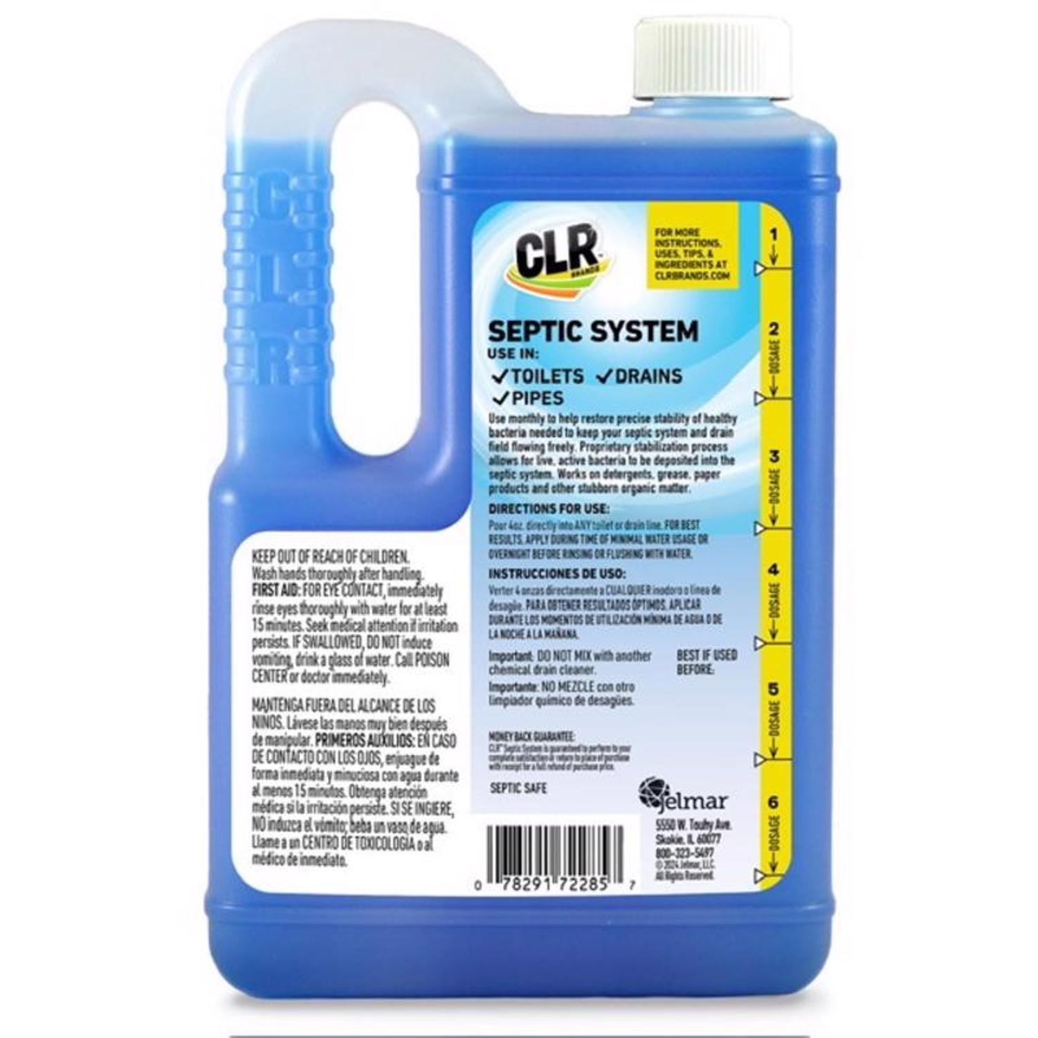 CLR Septic Treatment Liquid Septic System Treatment 28 ounce oz