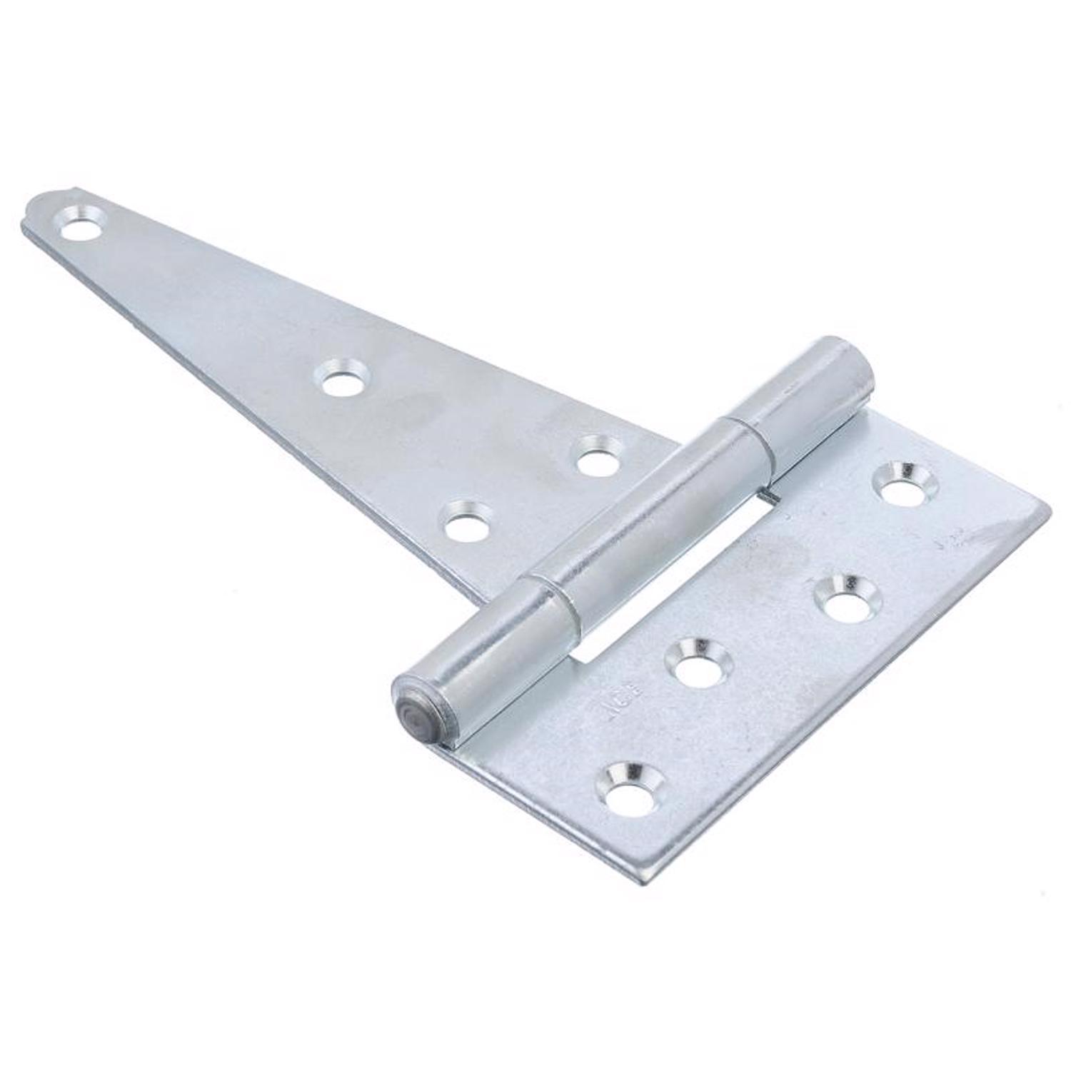 Ace 6 in. L Zinc-Plated Heavy Duty T Hinge 1 pk