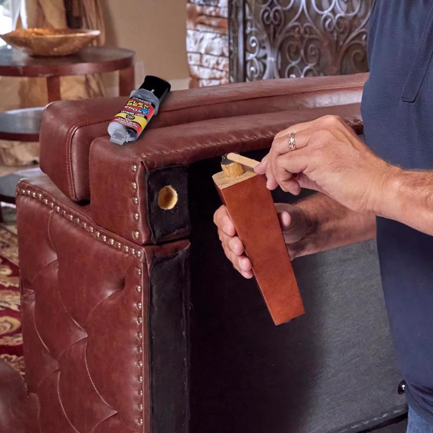 Flex Seal Family of Products Flex Seal Epoxy Extra Strength Epoxy Black Epoxy Syringe 25 ml.