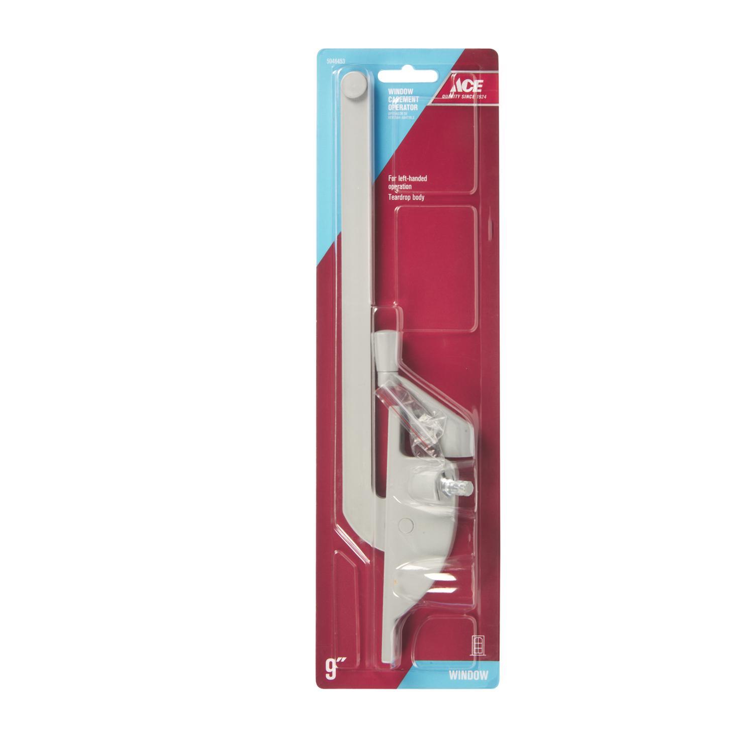 Ace Silver Steel Single-Arm Casement Window Operator For Jalousie