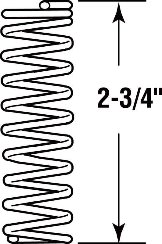 Prime-Line 2-3/4 in. L X 13/32 in. D Compression Spring 2 pk