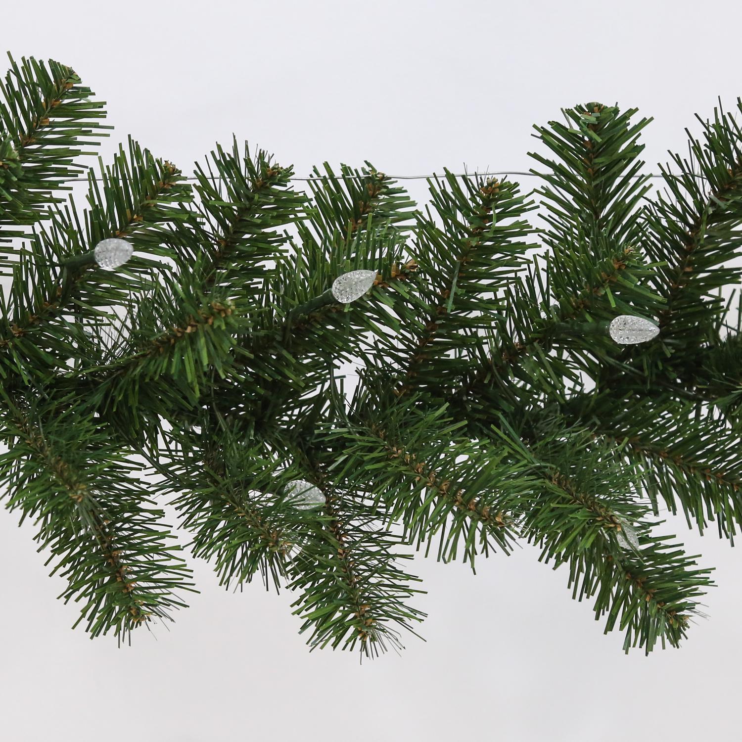 Celebrations 6 ft. L LED Prelit Multicolored LED and Multi-Function Northern Pine Garland