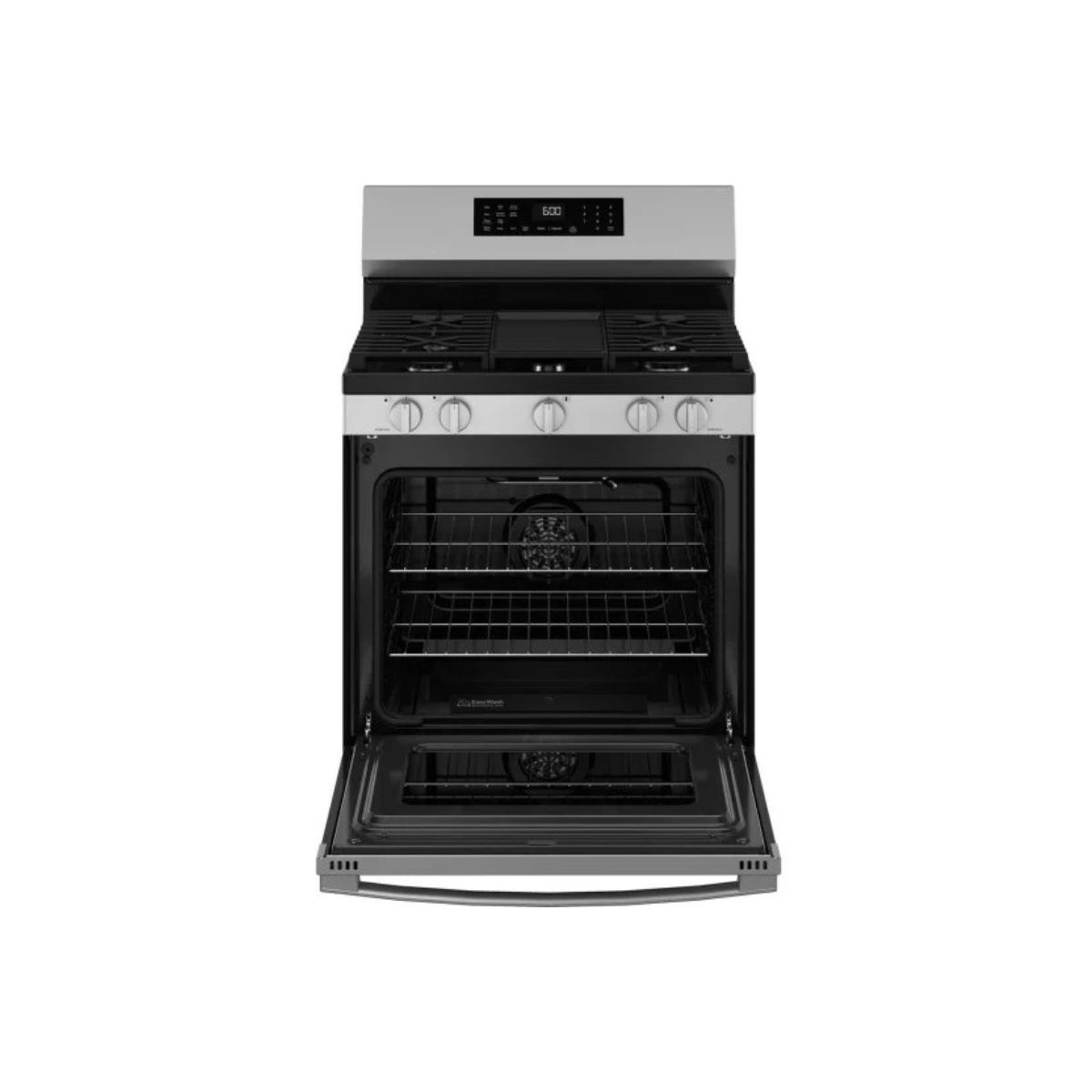 GE 30 in. 5-Burners Slide-In Smart Gas Convection Range