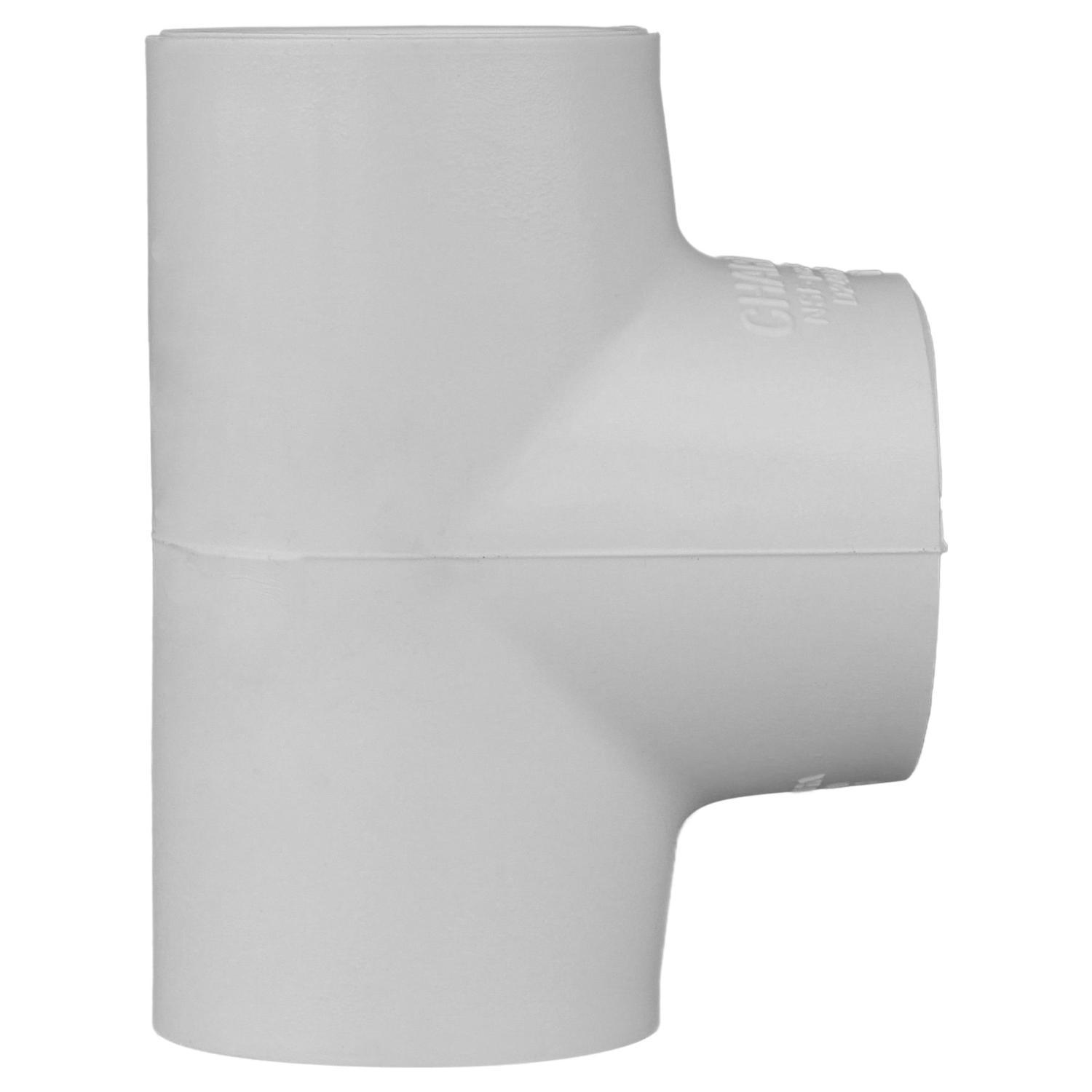 Charlotte Pipe Schedule 40 1 in. Slip X 1 in. D Slip PVC Tee 1 pk