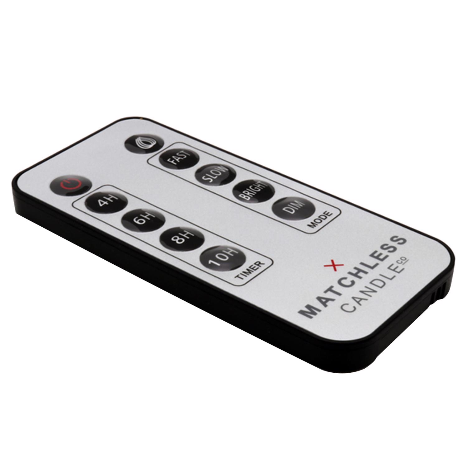 Matchless Candle Co Darice Silver Unscented Scent Candle Remote