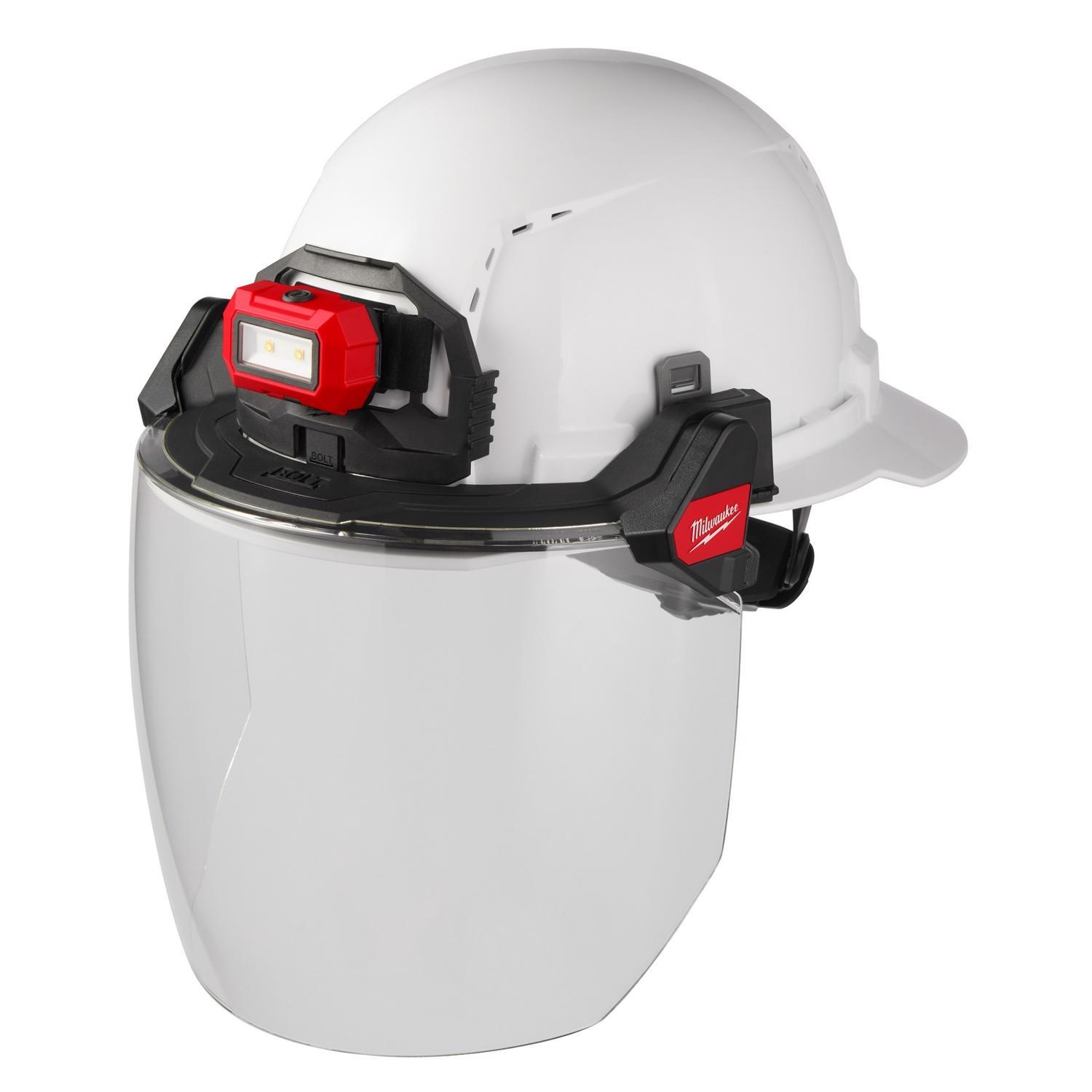 Milwaukee Bolt Anti-Fog PPE Face Shield Clear Lens Black Frame 1 pk